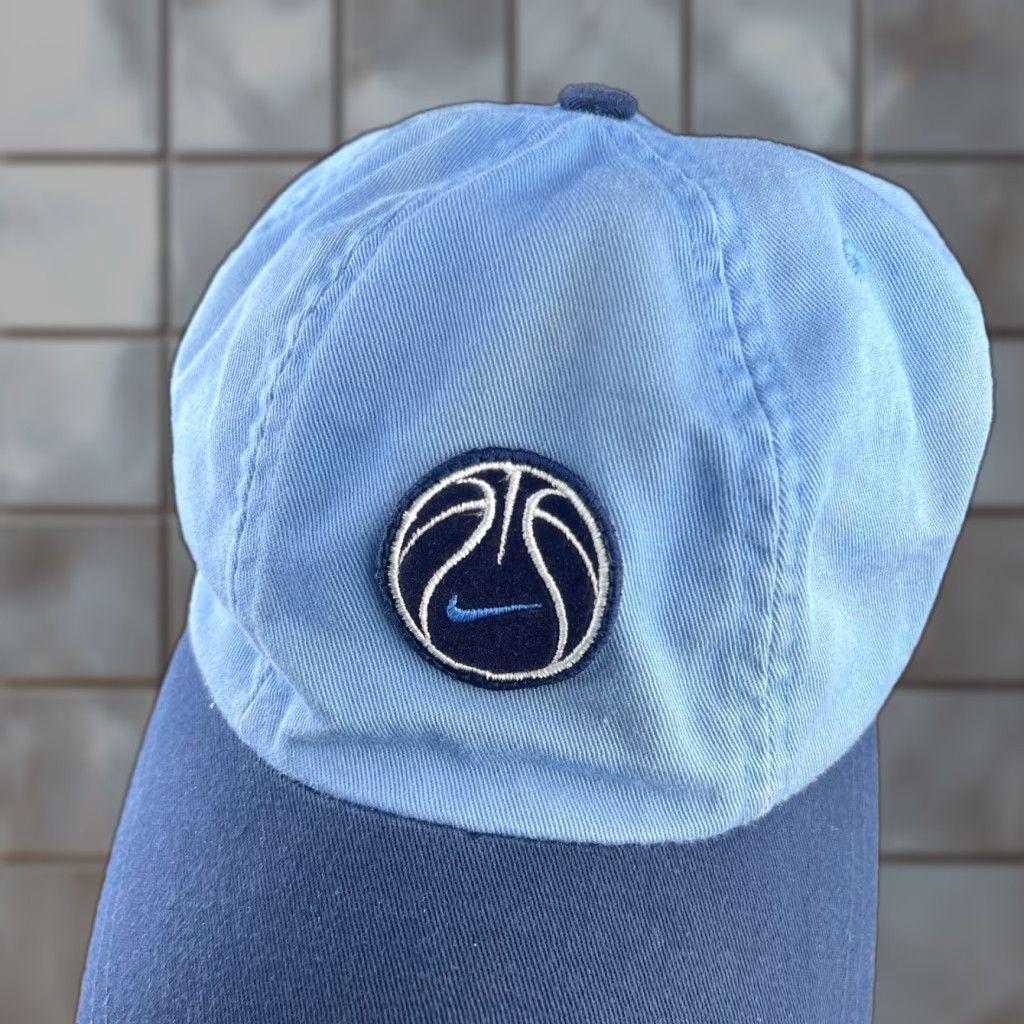 Carhartt VINTAGE Nike Basketball Strapback Hat Structured Bucket Hat 90s Skull Blue Men One Size Size ONE SIZE - 1 Thumbnail