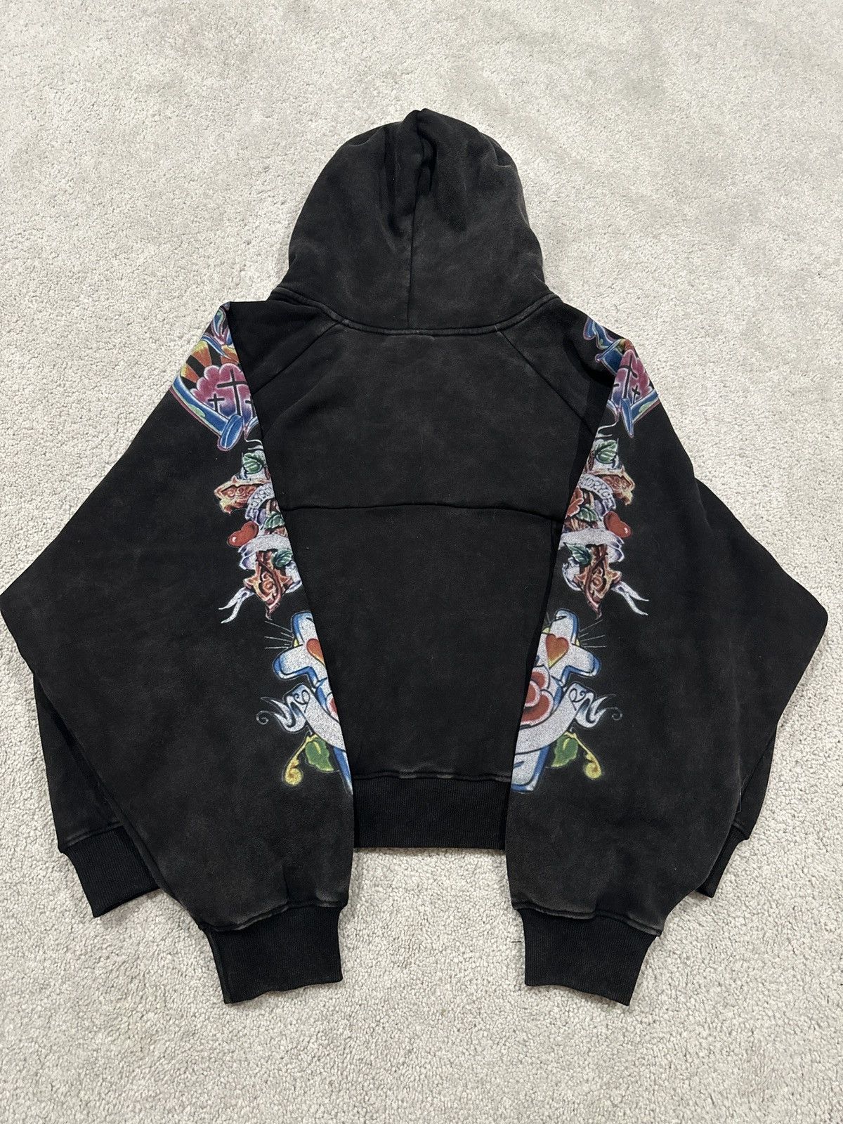 Other Righteous Jesus Black Zipup Hoodie Size US L / EU 52-54 / 3 - 2 Thumbnail