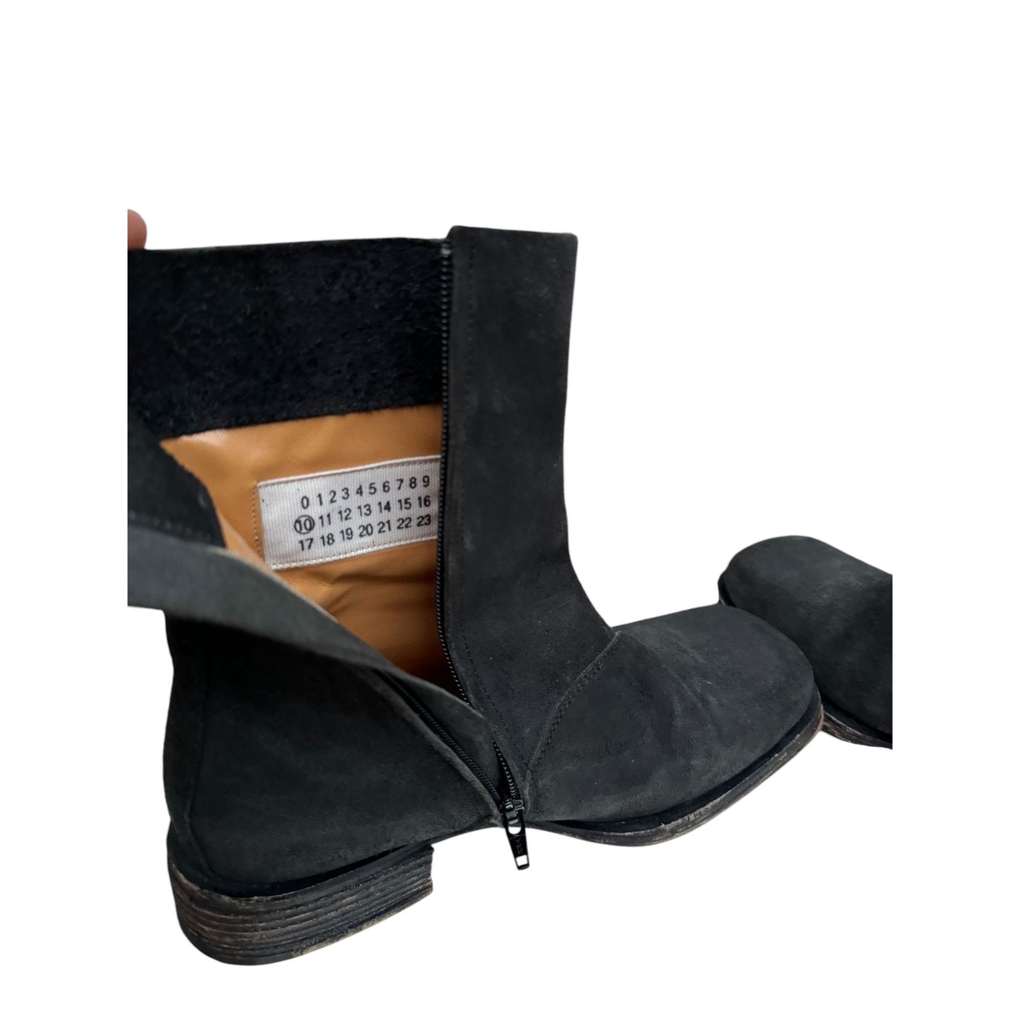Maison Margiela 2002 Black Square Boots Size US 7.5 / EU 40-41 - 9 Thumbnail