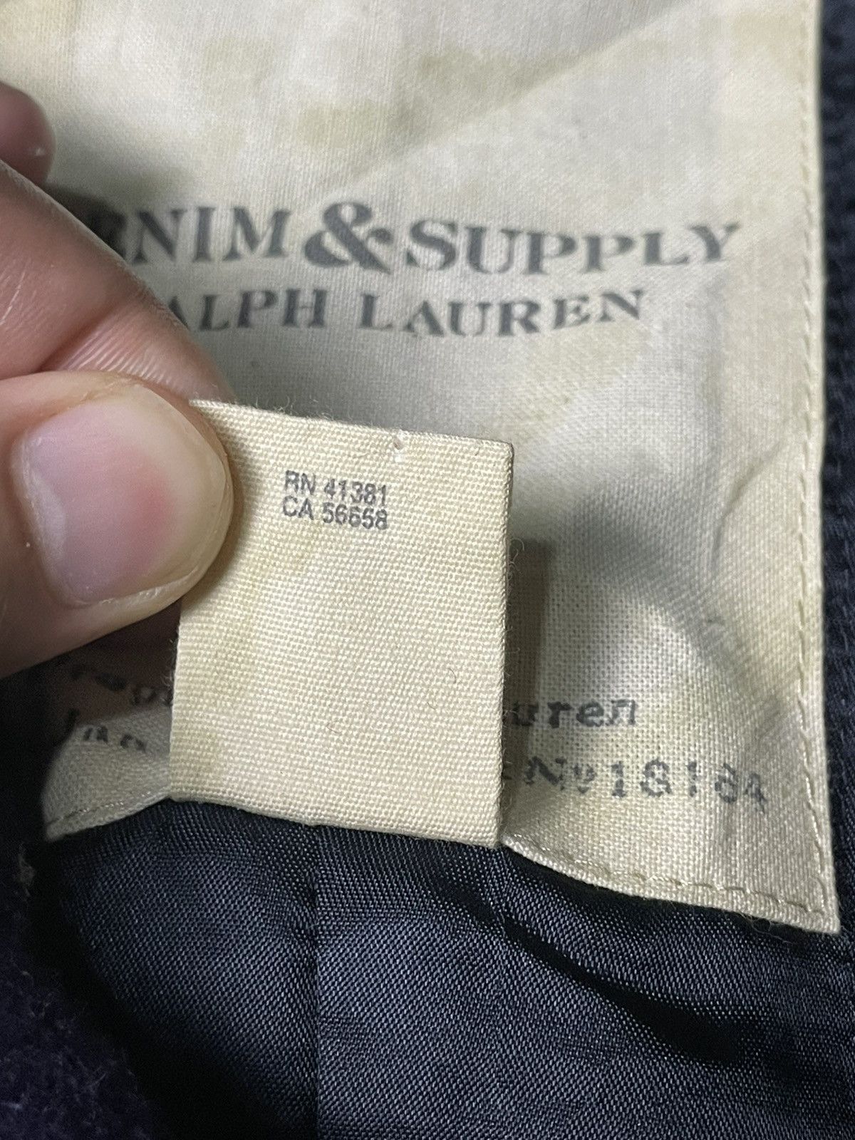 Japanese Brand × Ralph Lauren × Vintage Ralph Lauren Denim&Supply Wool Peacoat (102) Size US XXS / EU 40 - 10 Thumbnail
