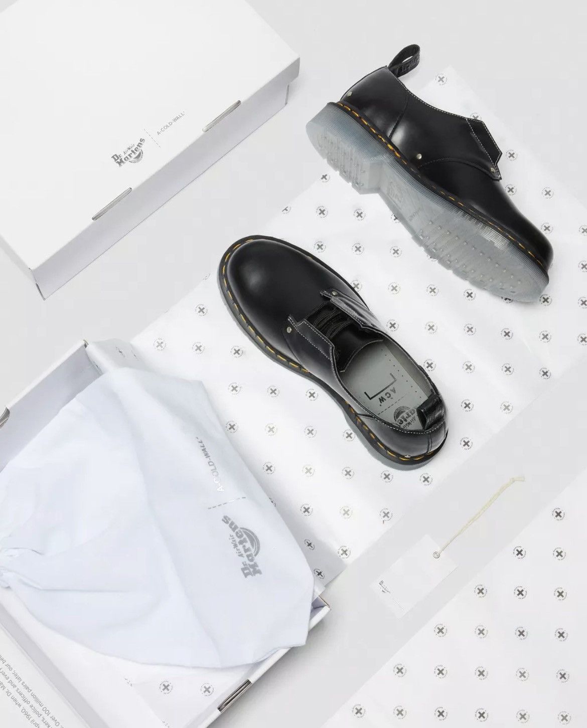 A-COLD-WALL* × Dr. Martens A-Cold-Wall* x Dr Martin Leather shoes Size US 8 / EU 41 - 10 Thumbnail