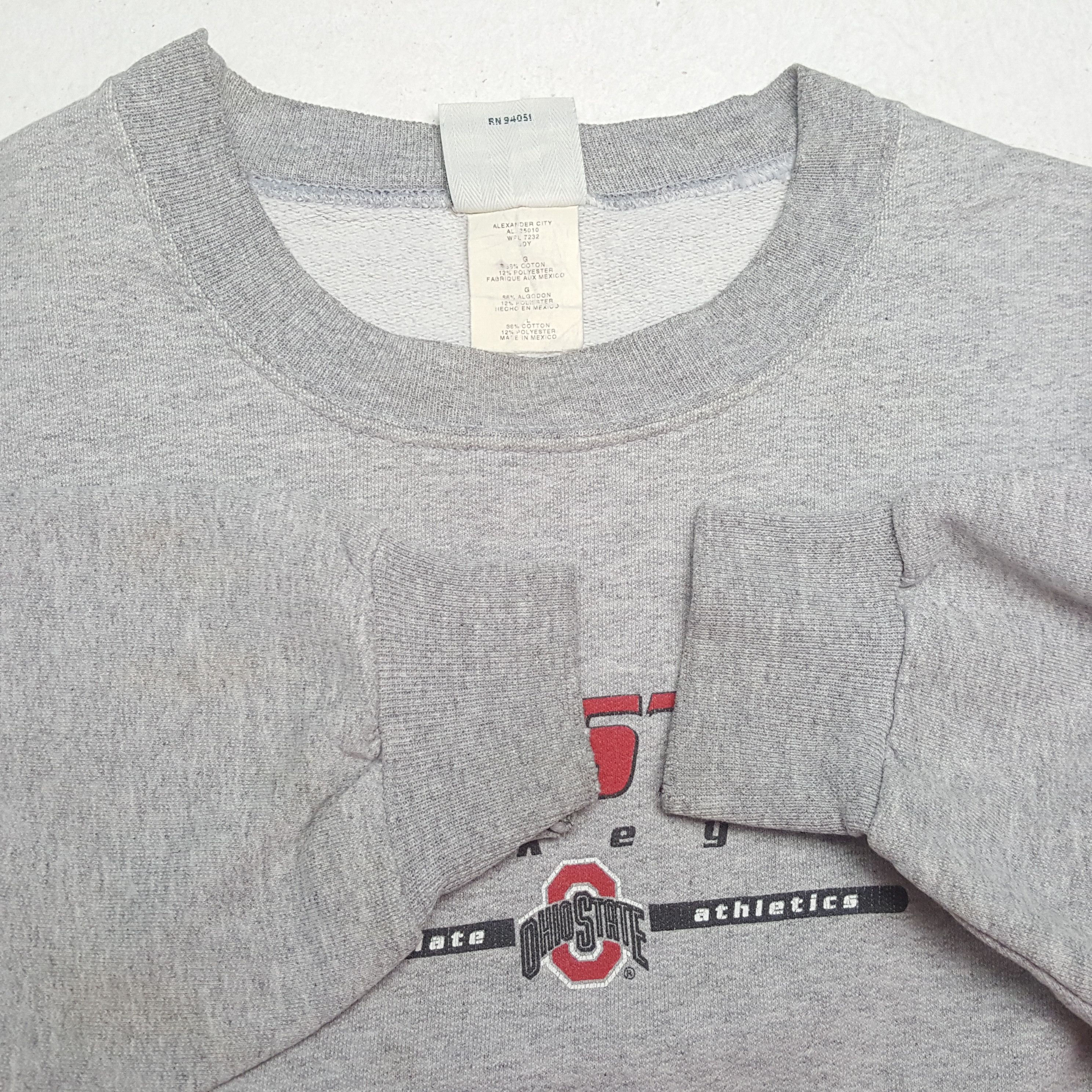NFL × Vintage Vintage OHIO STATE BUCKEYES NFL Football Team Sweatshirts Size US L / EU 52-54 / 3 - 7 Thumbnail