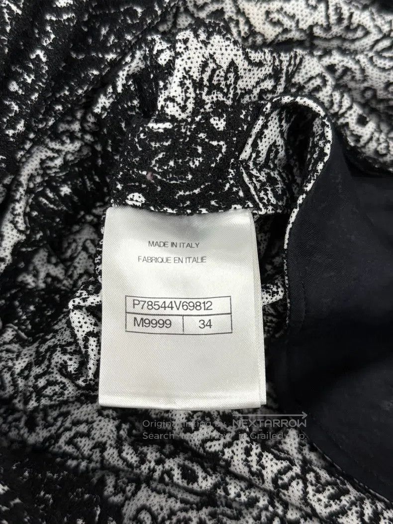 Chanel Chanel 25M black full logo printed drawstring dress Size XXS / US 00 / IT 34 - 5 Thumbnail