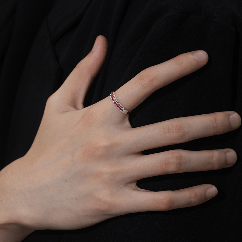 Jewelry Vintage Jewelry Rings Open Size Chrome Ring (Size 7-13) Size ONE SIZE - 2 Thumbnail