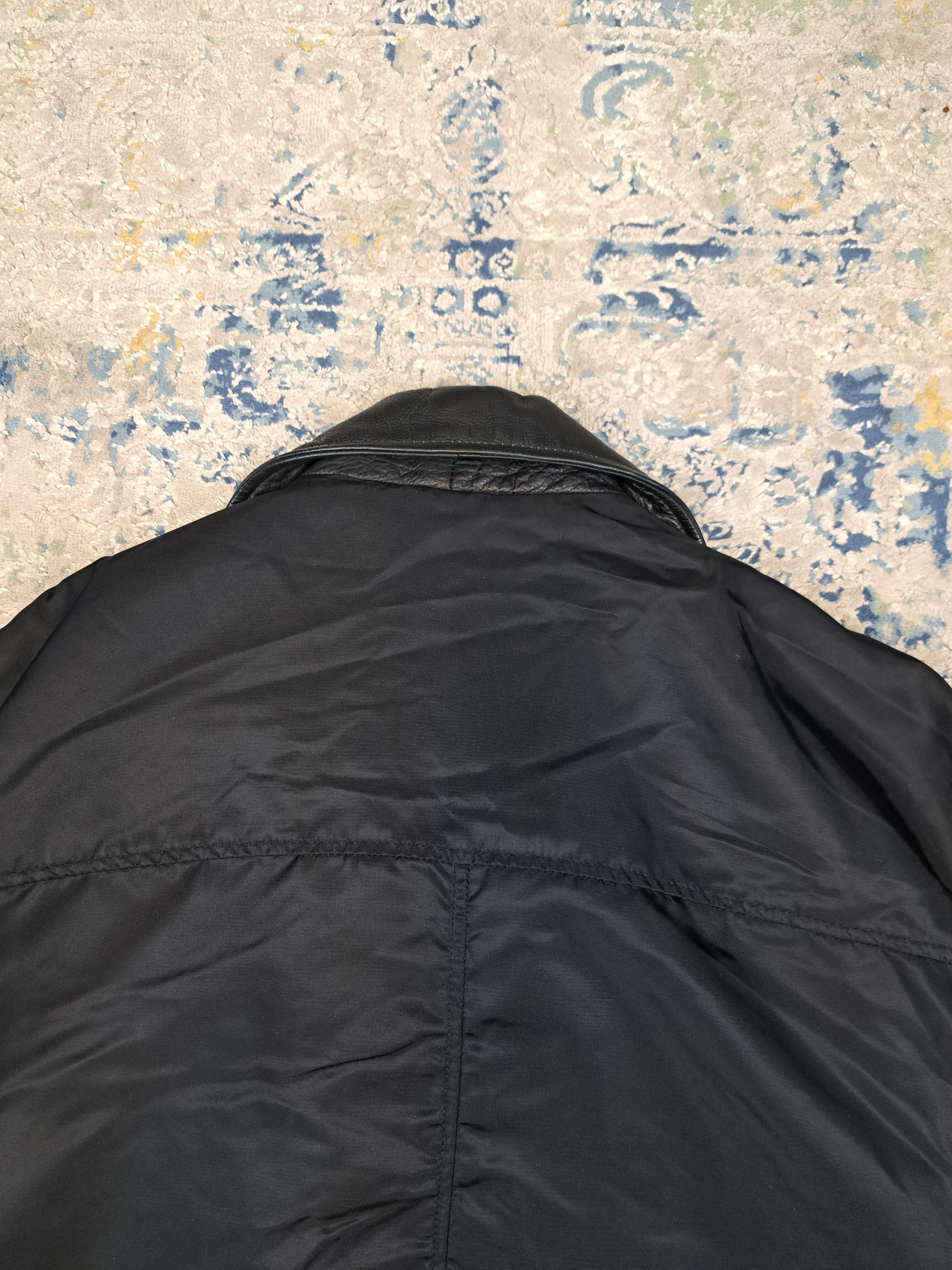Genuine Leather Dakota Leather and Nylon Bomber Jacket Moto Racing Size US L / EU 52-54 / 3 - 9 Thumbnail