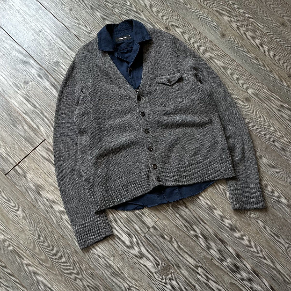 Dsquared2 Dsquared Knit Cardigan & Shirt Sweater Size US M / EU 48-50 / 2 - 5 Thumbnail