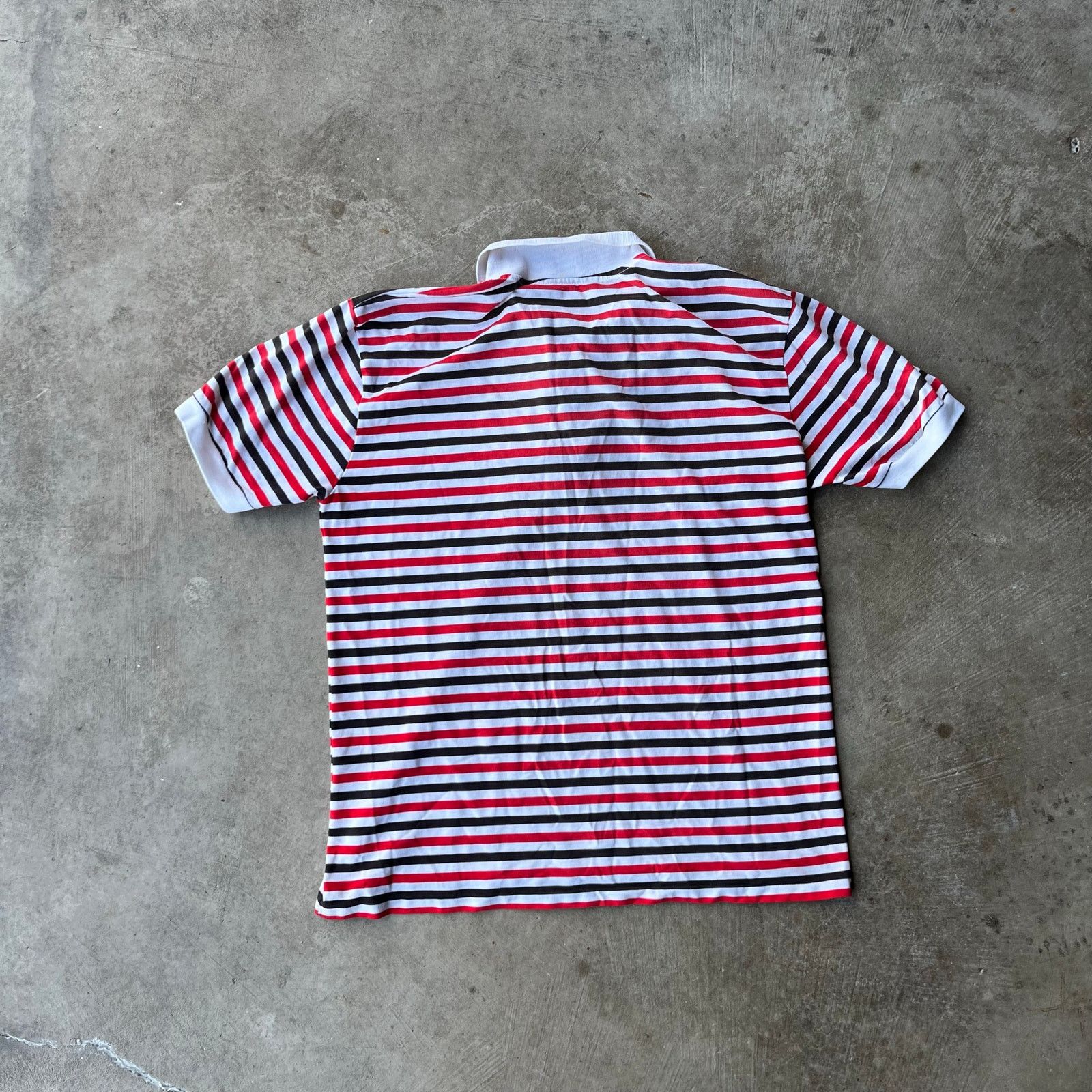 Vintage VINTAGE RED STRIPED SHIRT 80S 90S MEDIUM Size US M / EU 48-50 / 2 - 2 Thumbnail