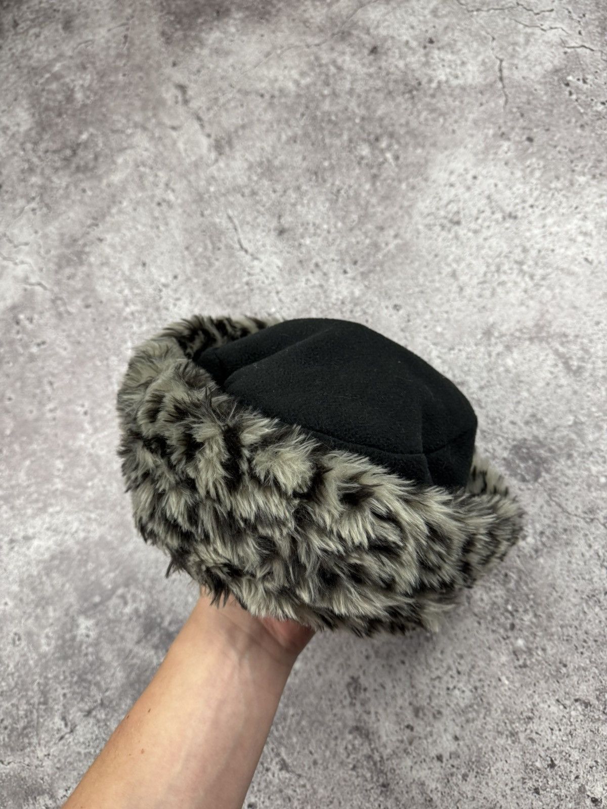 If Six Was Nine Crazy Fur Faux Trapper Mohair Leopard Hat Y2K Japanesse Size ONE SIZE - 1 Thumbnail