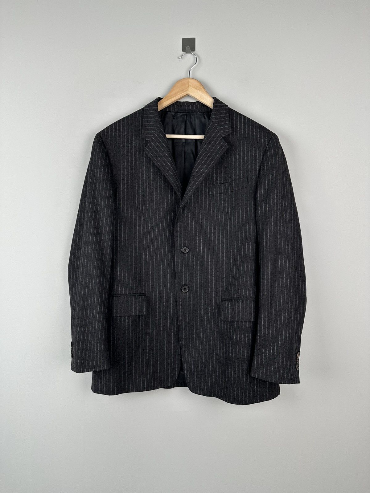 Pre-owned Archival Clothing X Prada Suit Blazer Jacket In Dark Grey
