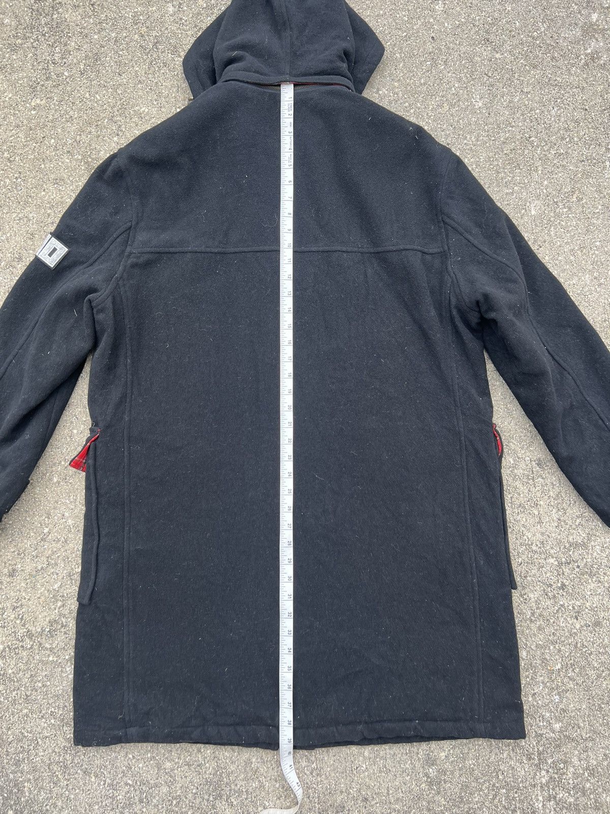 Japanese Brand VTG 90s NISMO International Racing Black Wool Duffel Jacket Size US L / EU 52-54 / 3 - 21 Thumbnail