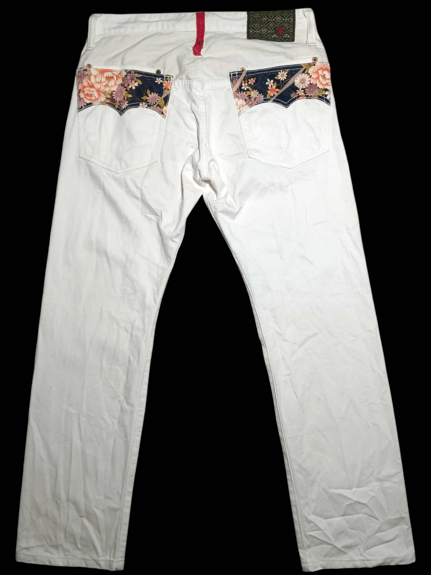 14th Addiction × Eternal × If Six Was Nine Japanese Brand Y2K Eternal Flower Sukajan Jeans Size US 30 / EU 46 - 2 Thumbnail