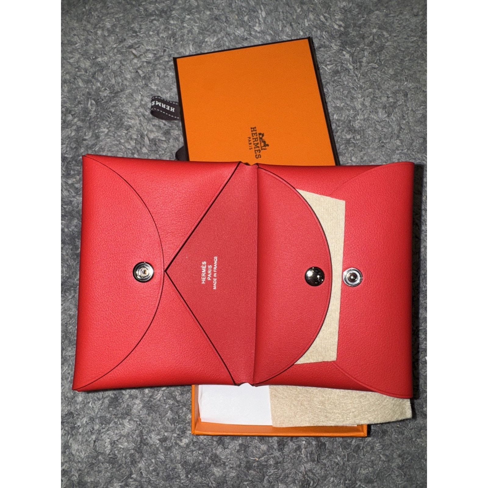 Hermes Hermes Wallet Dachshund Dog Rouge De Coeur Red Card Holder Size ONE SIZE - 9 Thumbnail