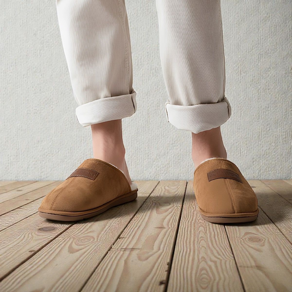 Lucky Brand Lucky Brand Unisex Tan Slippers Sz 8-9 Women’s, 7-8 Mens Size US 8.5 / IT 38.5 - 2 Thumbnail