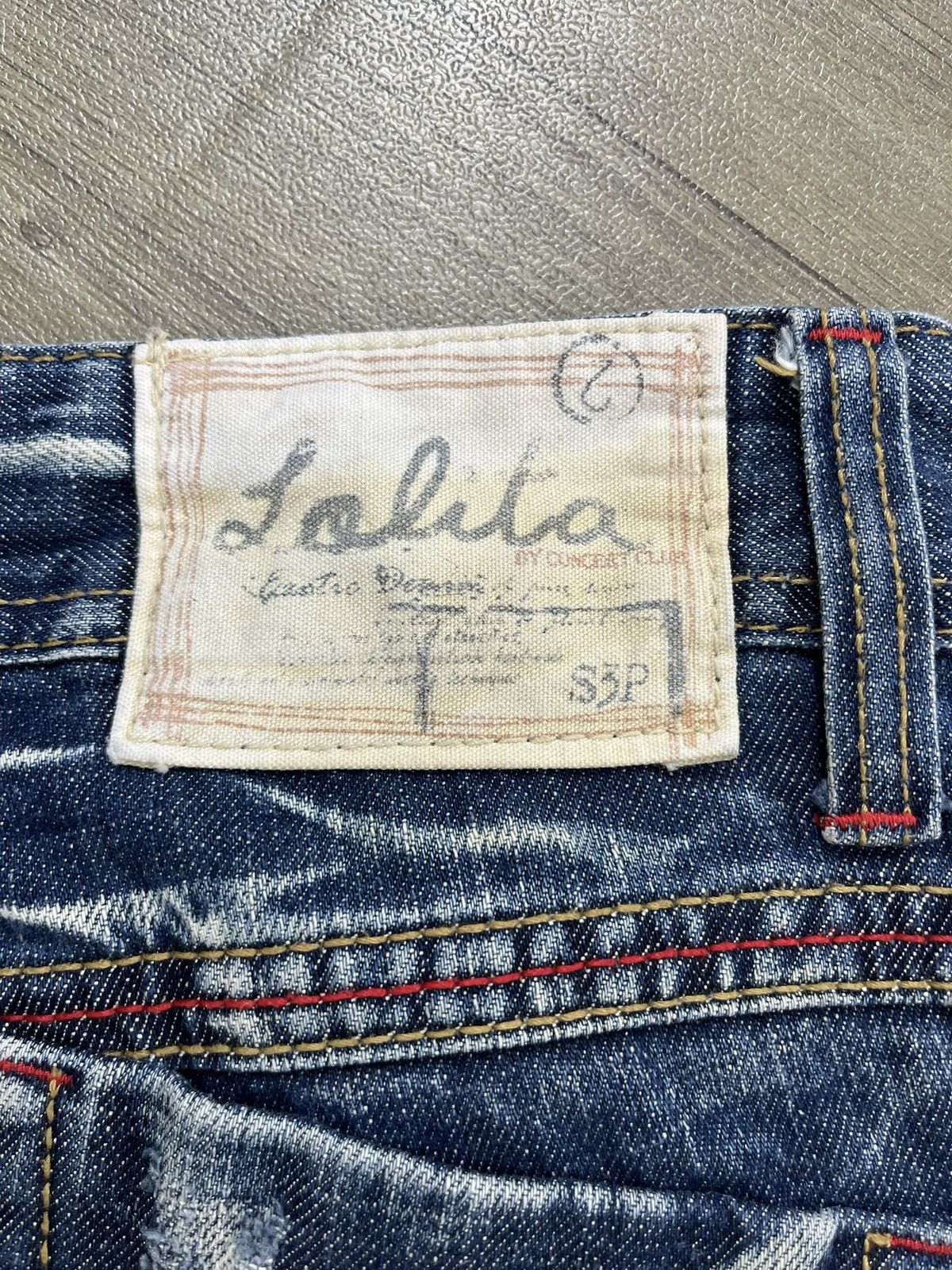 Japanese Brand Y2K Style Yoshitomo Nara Lolita Jeans Distressed 3/4 Jeans Size US 28 / EU 44 - 13 Thumbnail