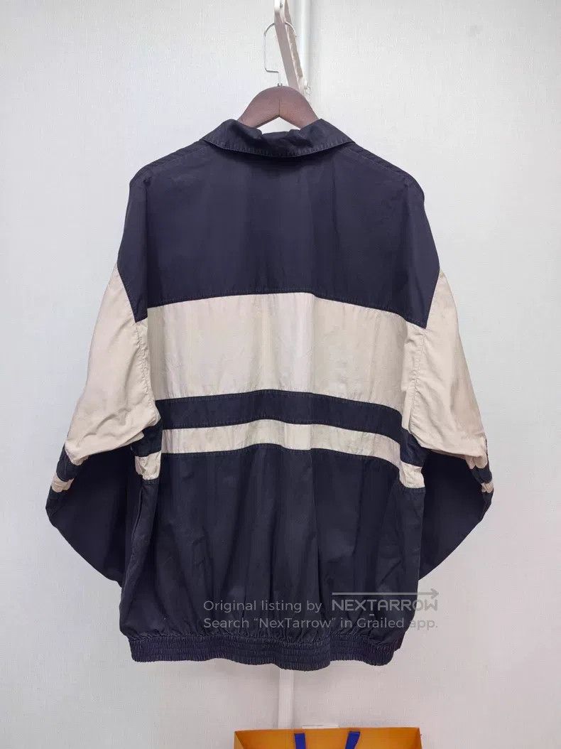 Balenciaga Balenciaga Khaki Colorblock Windbreaker Zip-Up Jacket Size US S / EU 44-46 / 1 - 2 Thumbnail