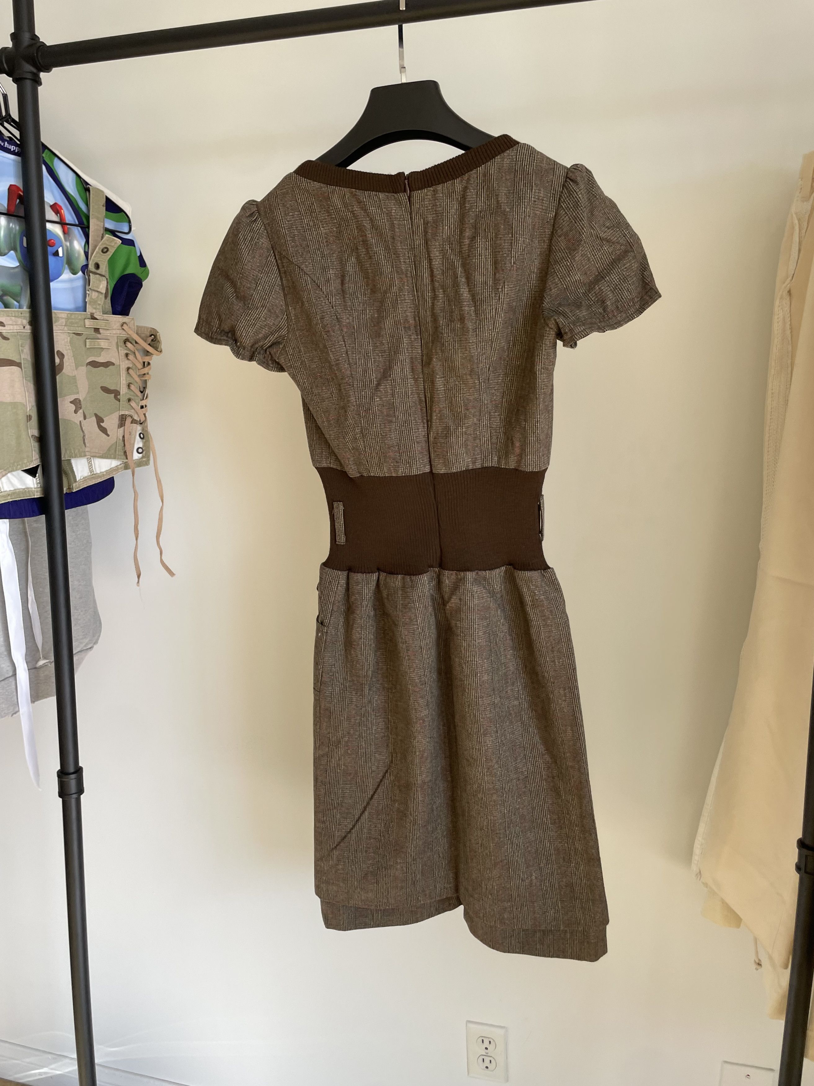 Dolce & Gabbana Dolce Gabbana D&G Brown Dress Size S / US 4 / IT 40 - 3 Thumbnail