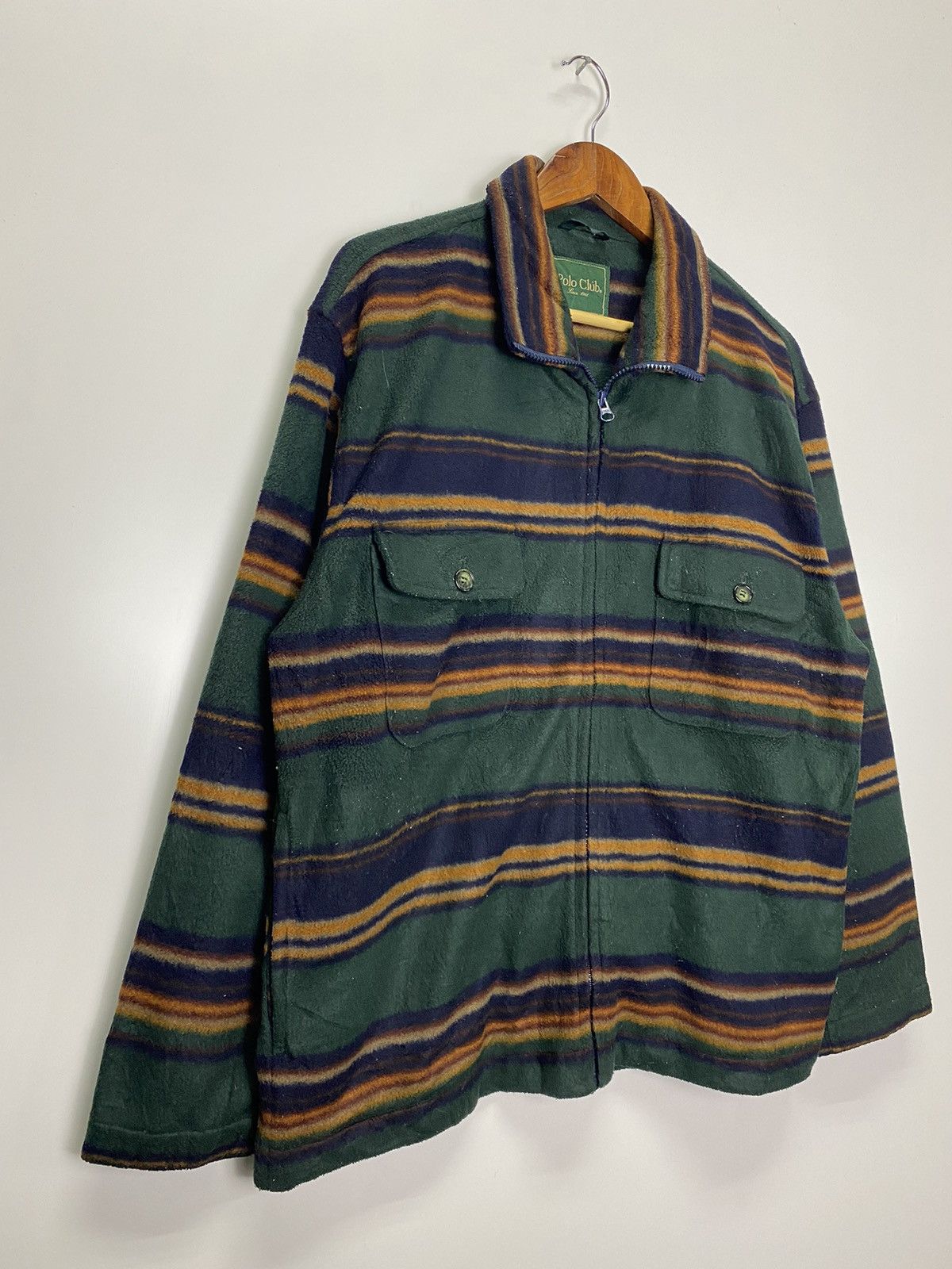 Beverly Hills Polo Club × Vintage Vintage 90’s Polo Club Fleece Jacket Size US M / EU 48-50 / 2 - 5 Thumbnail