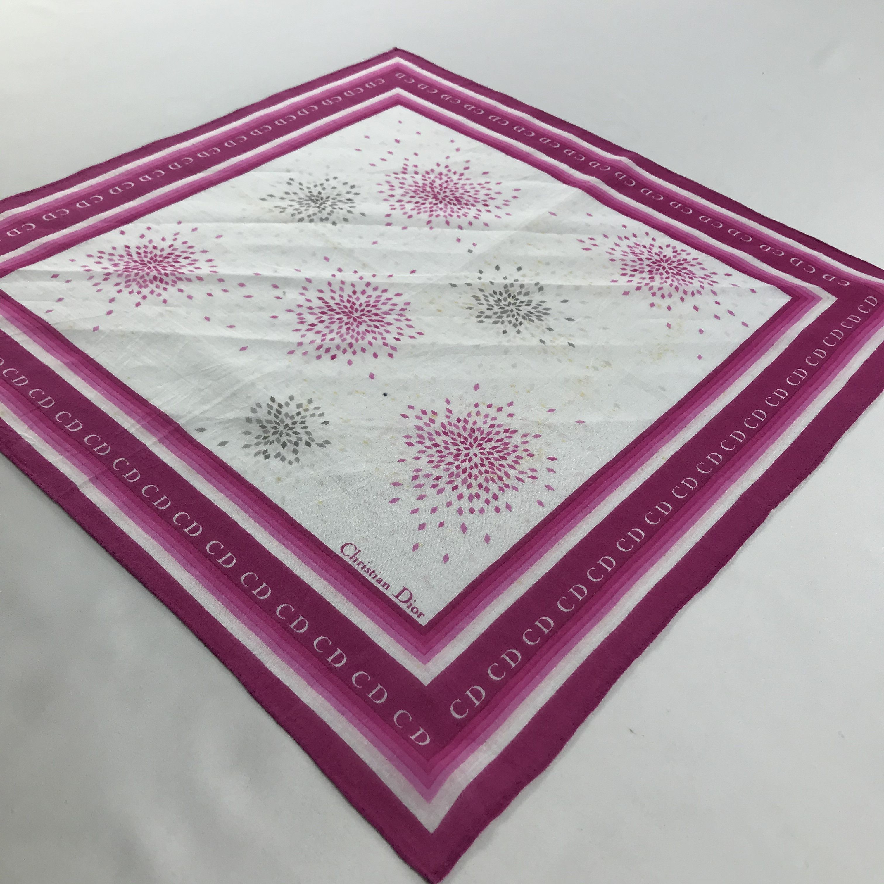 Vintage Christian Dior andana / Handkerchief / Neckerchief - S1482 Size ONE SIZE - 2 Thumbnail