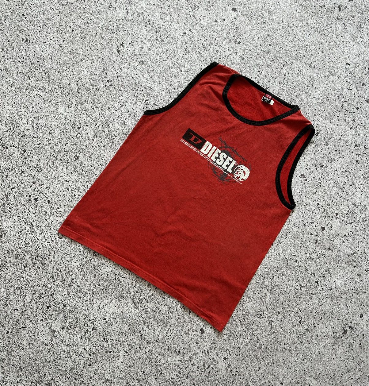 Diesel × Japanese Brand Vintage 90s Diesel Big logo t-shirt retro rare Y2K Size US XL / EU 56 / 4 - 1 Thumbnail