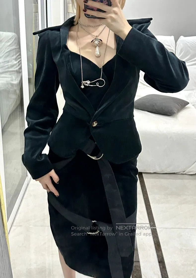 Vivienne Westwood Vivienne Westwood Heart Velvet Blazer Coat . Size US M / EU 48-50 / 2 - 5 Thumbnail