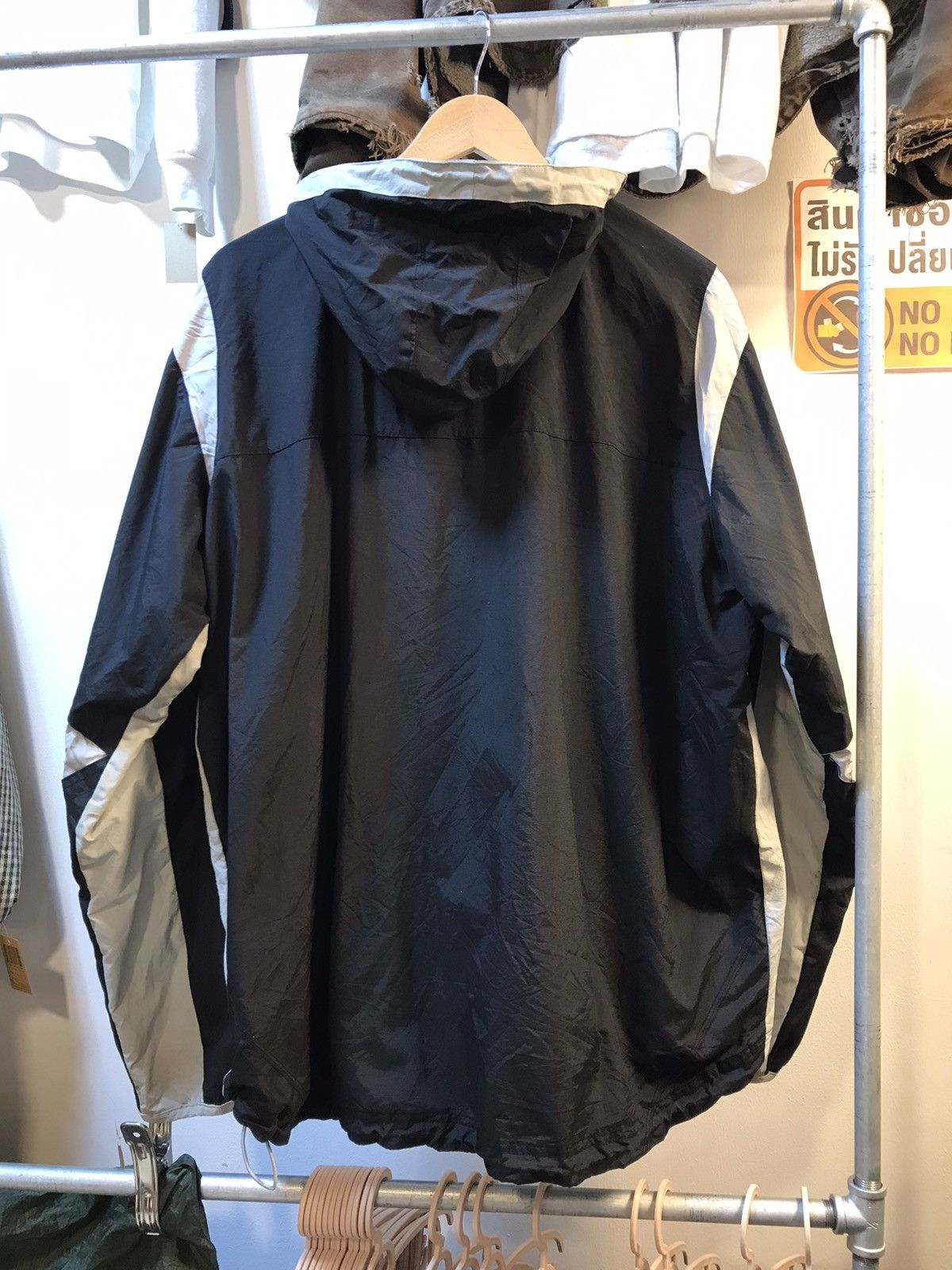 Nike × Vintage Vintage Y2K Nike Shox Windbreaker Half Zip Size US L / EU 52-54 / 3 - 2 Thumbnail