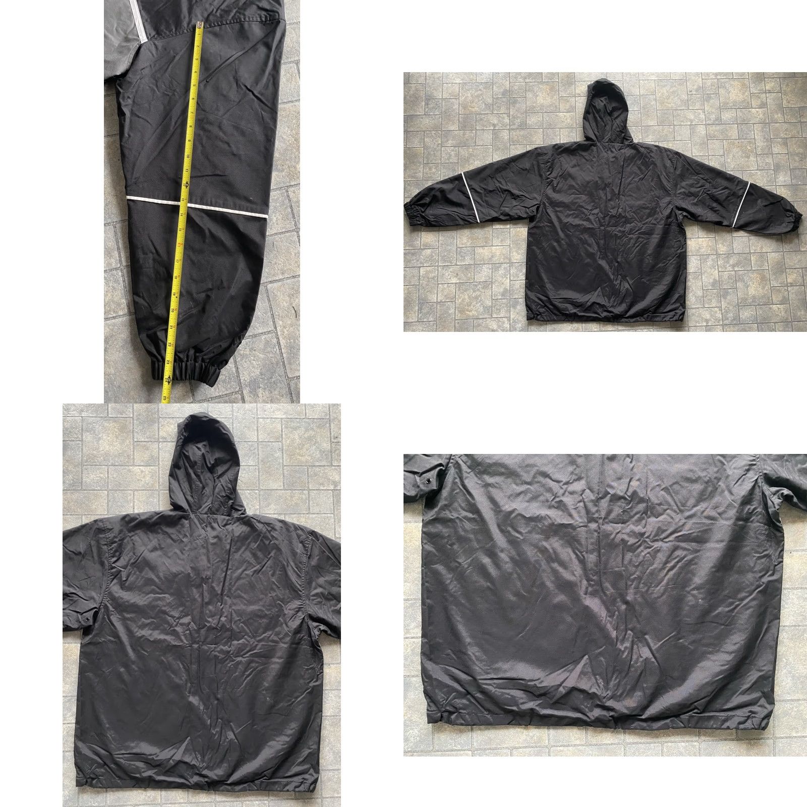 Chase Authentics VTG Chase Authentics MENS XL Dale Earnhardt Hooded Lined Pullover Windbreaker Black Gray Jacket Men XL Size US XL / EU 56 / 4 - 10 Thumbnail