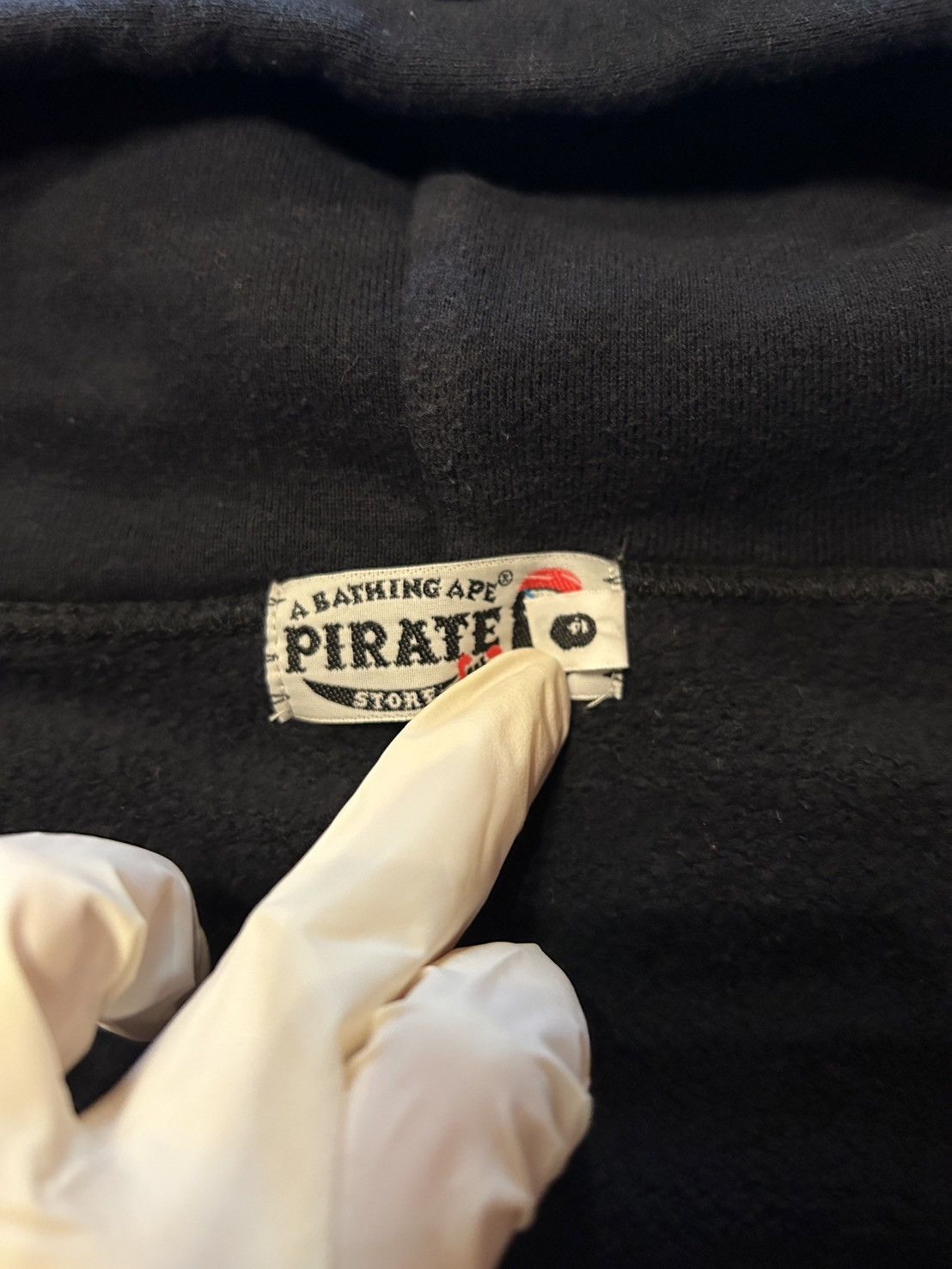 Bape Bape Black Pirate Baby Milo Logo Zip Hoodie Size US M / EU 48-50 / 2 - 4 Thumbnail