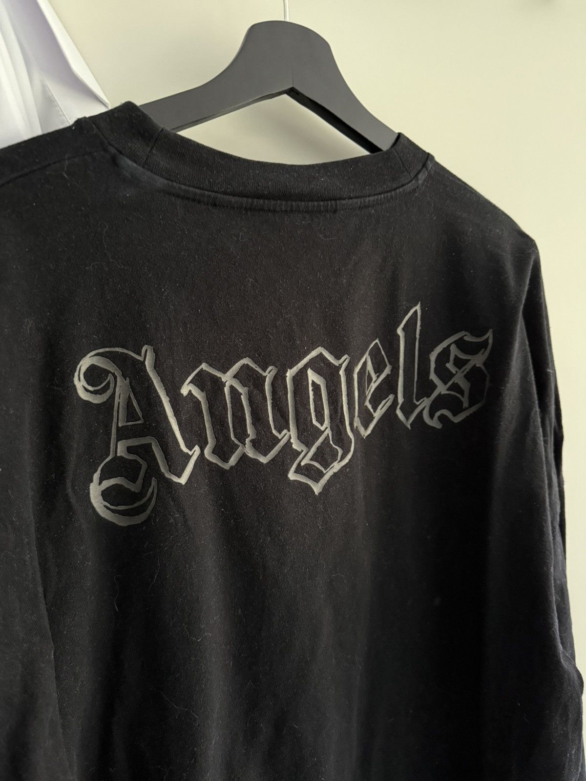 Palm Angels Palm Angels Black Metal Logo Longsleeve T-shirt M Size US M / EU 48-50 / 2 - 6 Thumbnail