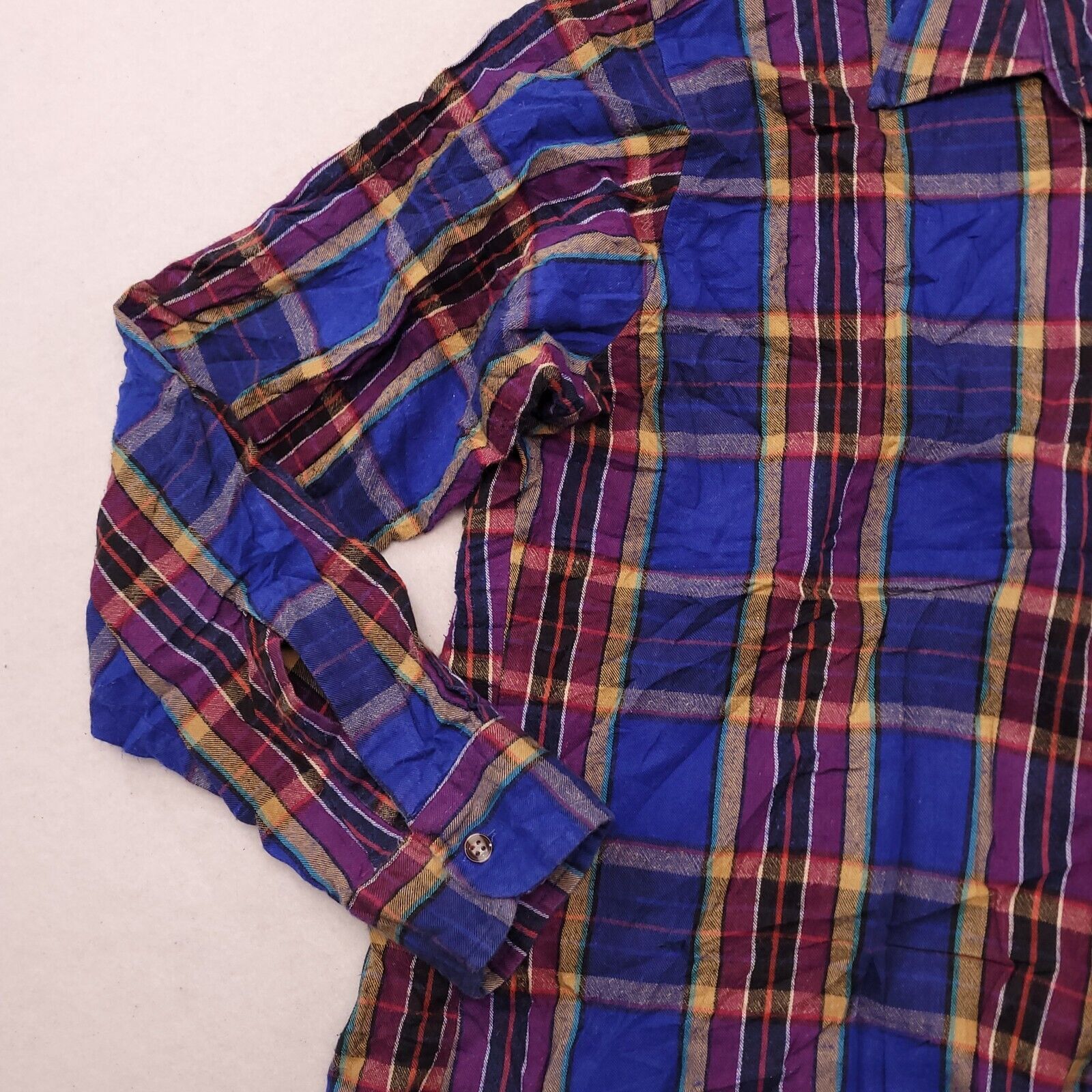 High Sierra High Sierra Tartan Flannel Shirt Mens Size L Blue Red Yellow Size US L / EU 52-54 / 3 - 6 Thumbnail