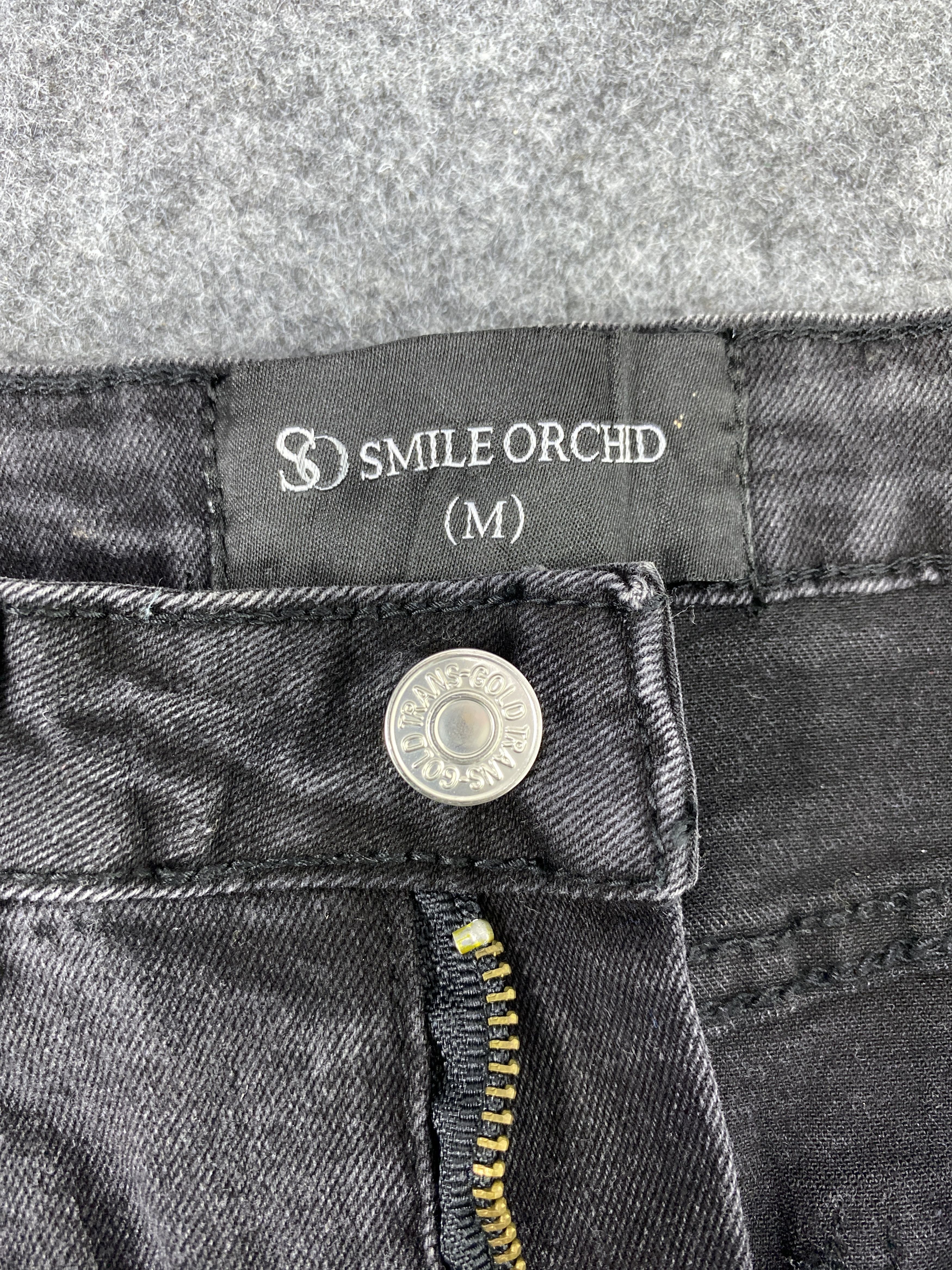 Japanese Brand Japanese Brand Smile Orchid Black Flare Jeans - J1063 Size 25" / US 0 / IT 36 - 8 Thumbnail