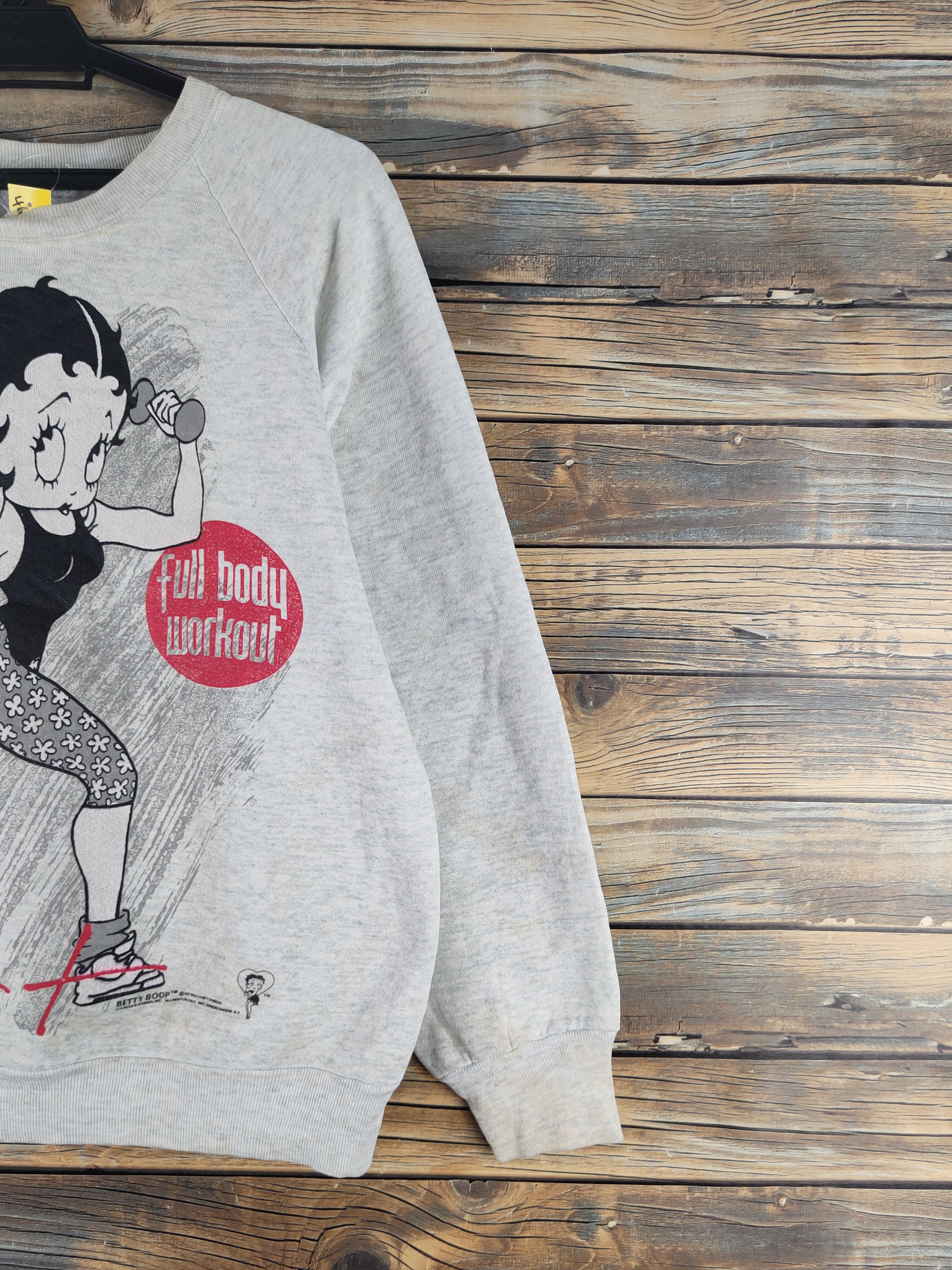 Japanese Brand DL 80' Vintage Betty Boop Sweatshirts #46-174 Size M / US 6-8 / IT 42-44 - 7 Thumbnail