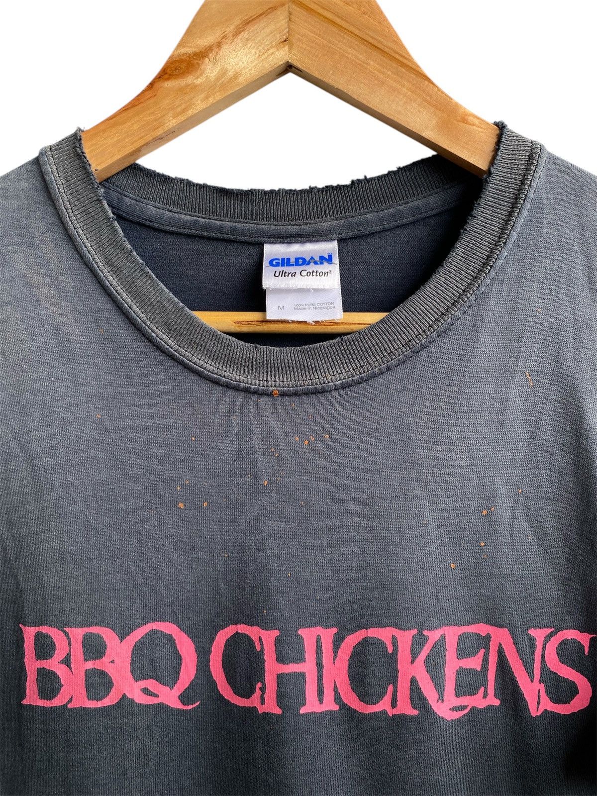 Band Tees × Vintage VINTAGE BBQ CHICKENS PIZZA OF DEATH JAPANESE PUNK BAND TEE Size US M / EU 48-50 / 2 - 4 Thumbnail