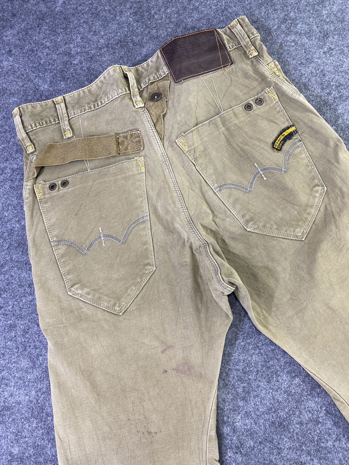 Edwin × Japanese Brand × Jean Edwin 503 Multipocket Tactical Denim - J954 Size US 30 / EU 46 - 14 Thumbnail