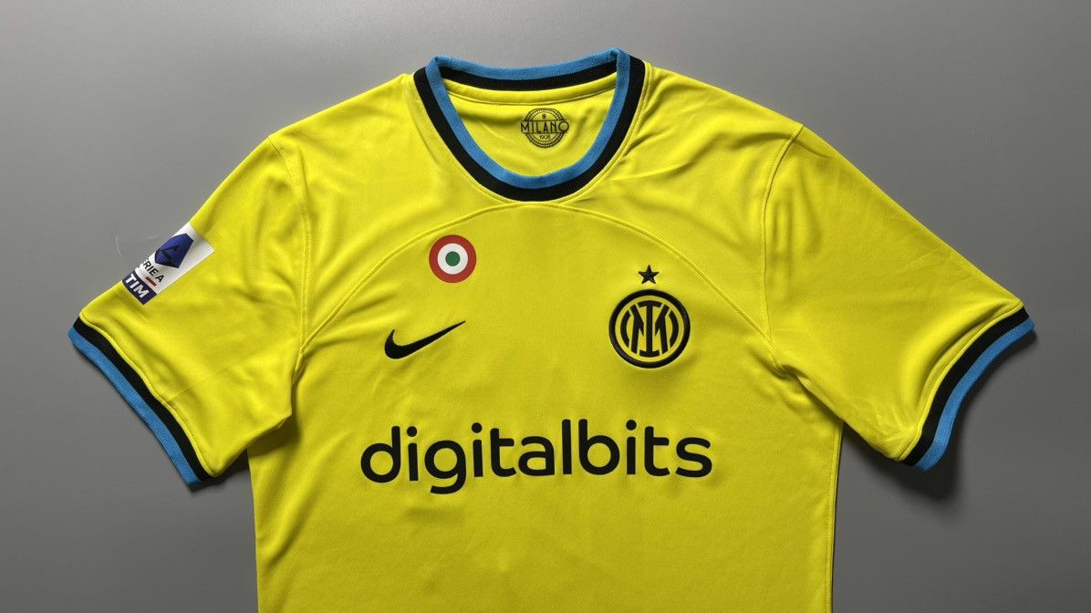 Nike × Vintage INTER NIKE 2022/2023 FOOTBALL THIRD JERSEY #10 MARTINEZ Size US M / EU 48-50 / 2 - 3 Thumbnail