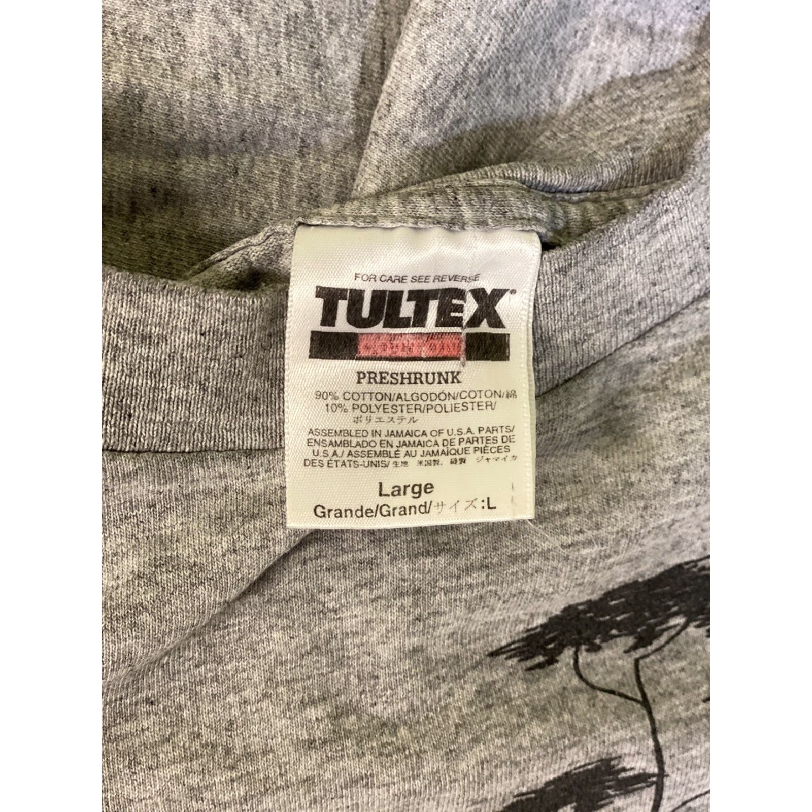 Tultex VINTAGE Mens Mount Hood Oregon Gray T-Shirt L Short Sleeve Crew Neck L Mens Size US L / EU 52-54 / 3 - 4 Thumbnail