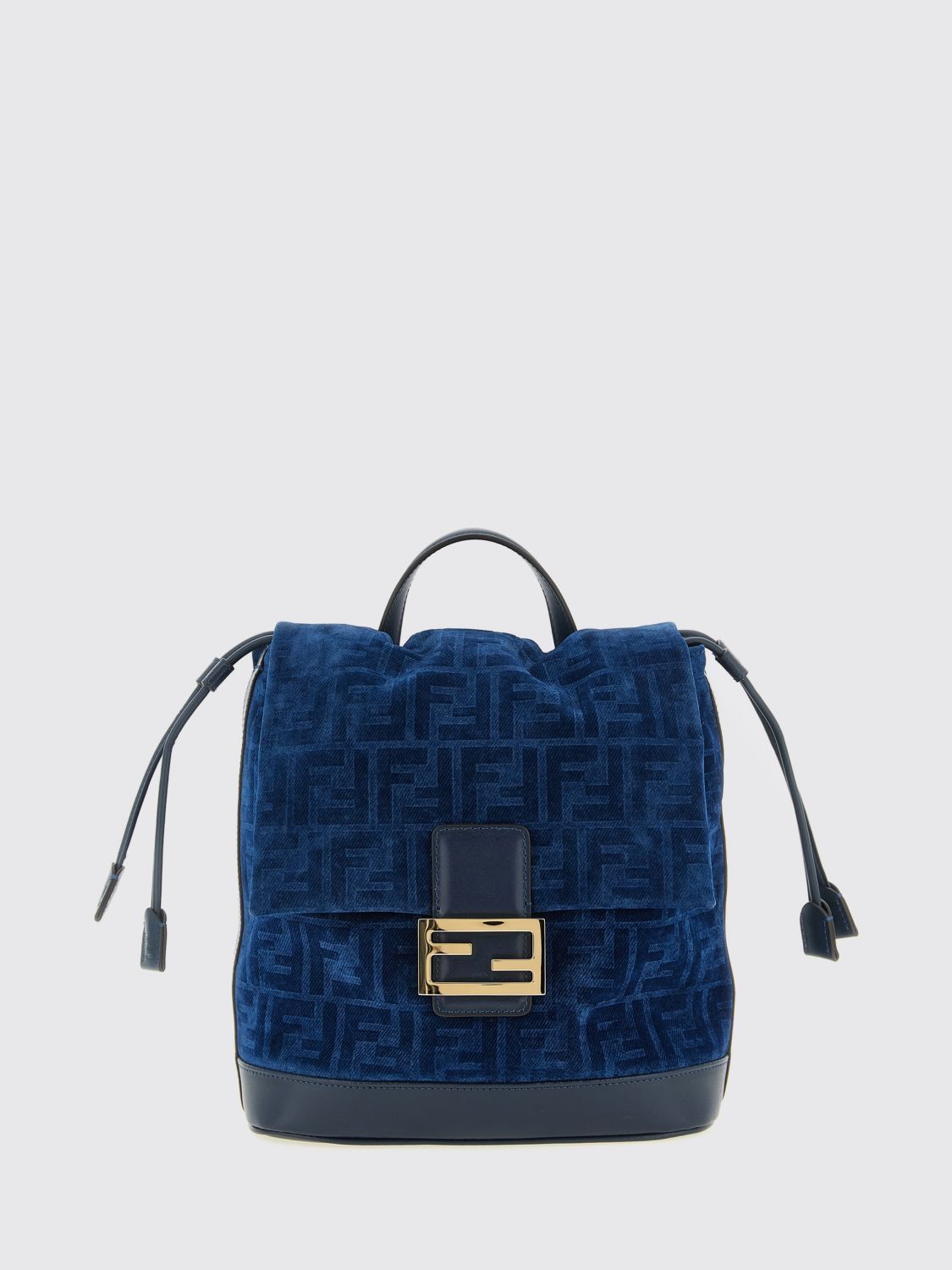 Fendi Fendi Backpack Woman Blue Size ONE SIZE - 1 Thumbnail
