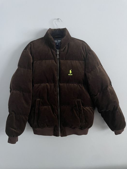 Palace x polo ralph store lauren corduroy down jacket