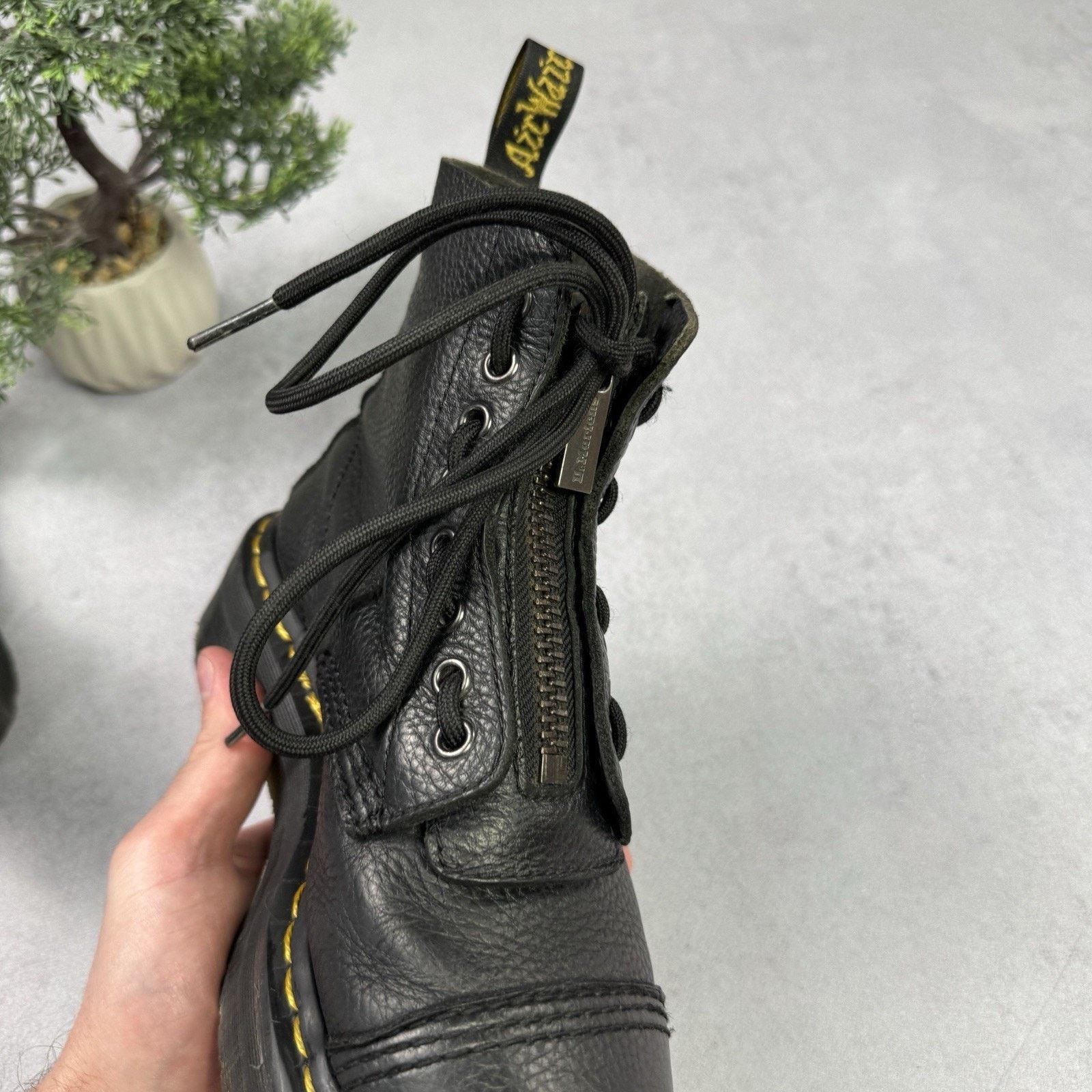 Dr. Martens Dr Martens Sinclair Chuncky Boots Women Size US 7 38 Black Size US 7 / IT 37 - 16 Thumbnail