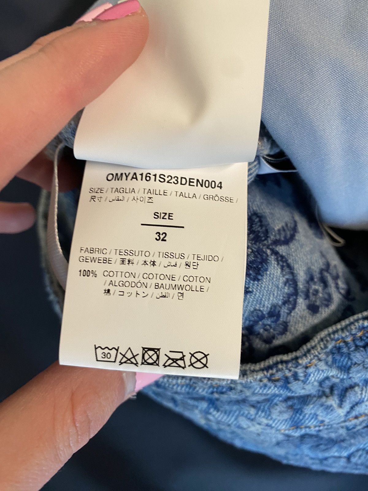Off-White Off-White Floral Embroidery Carpenter Jeans Size US 32 / EU 48 - 5 Thumbnail