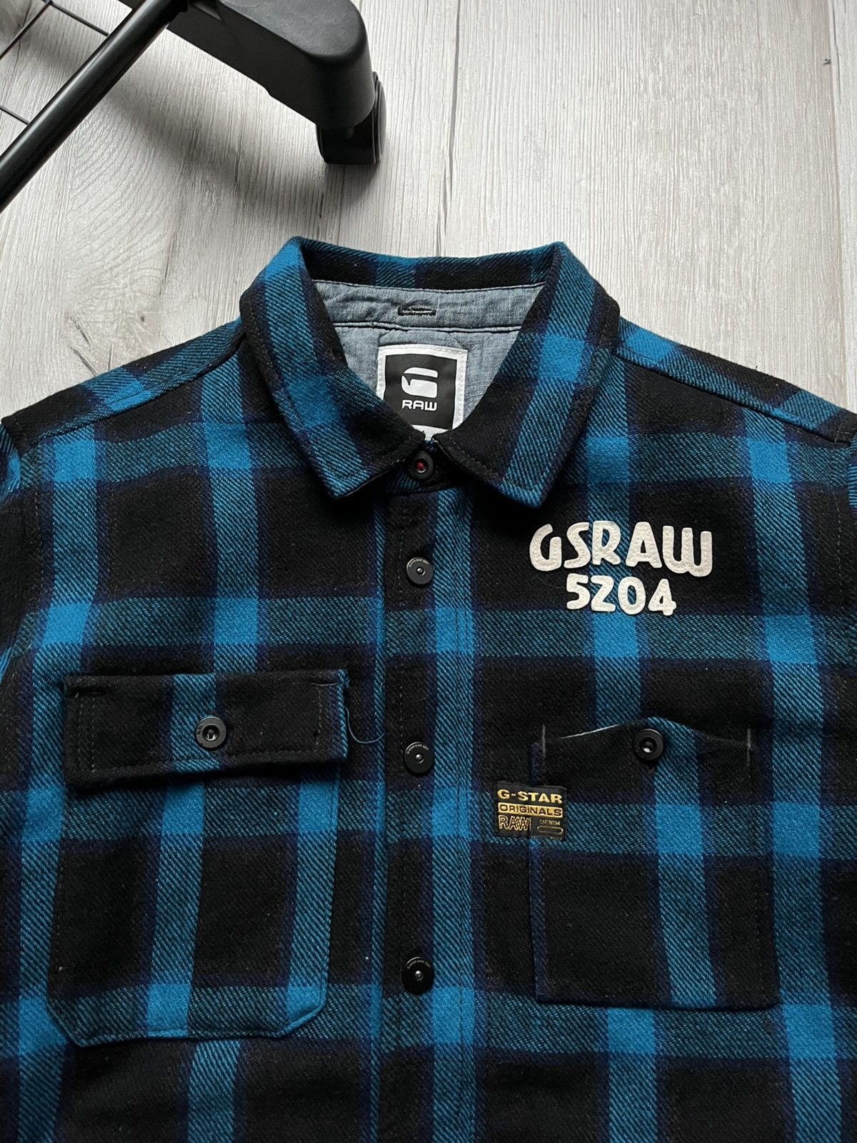 G-Star × Japanese Brand Vintage G Star Raw Western Plaid Quilted Jacket Overshirt Size US L / EU 52-54 / 3 - 6 Thumbnail