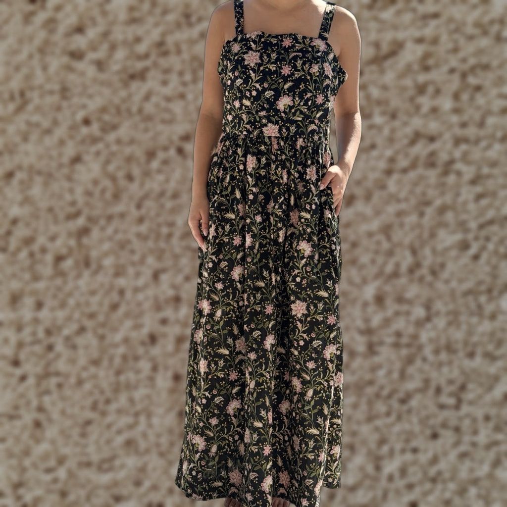 joie maxi dress tea rose Joie JOIE Cotton Tiered Maxi Dress in Tea Rose SZ XXL