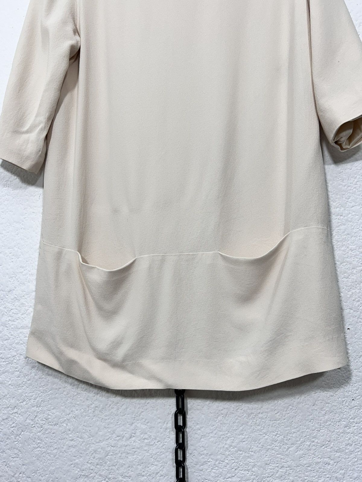 Designer × The Row THE ROW MARINA 3/4 SLEEVE SILK CHIFFON LIGHT WEIGHT Size M / US 6-8 / IT 42-44 - 2 Thumbnail