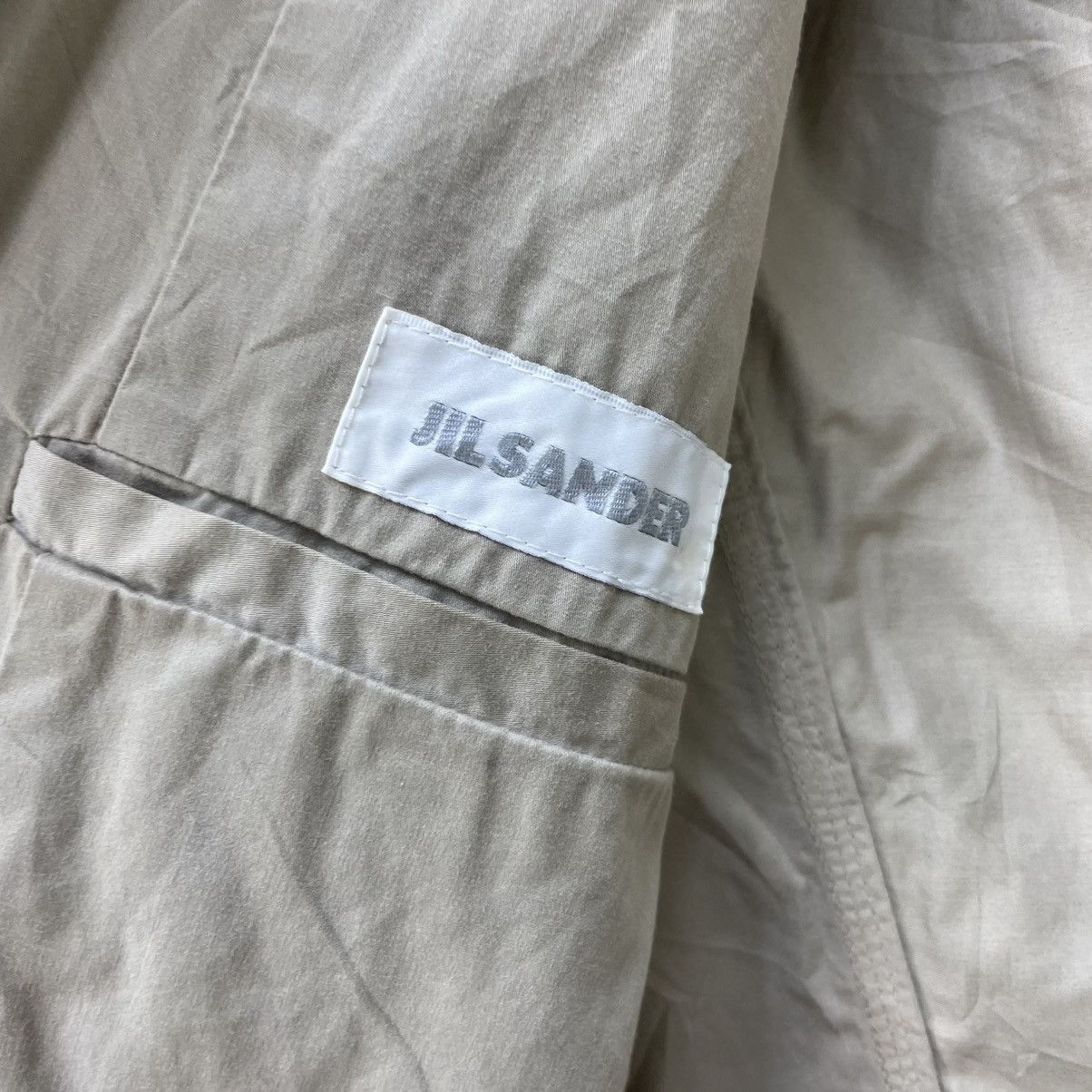 Jil Sander 💥Jil Sander Casual Jacket Cream Size US M / EU 48-50 / 2 - 9 Thumbnail