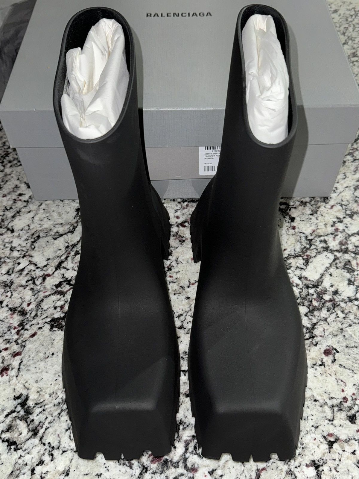 Balenciaga Balenciaga Trooper Boot Black | Grailed