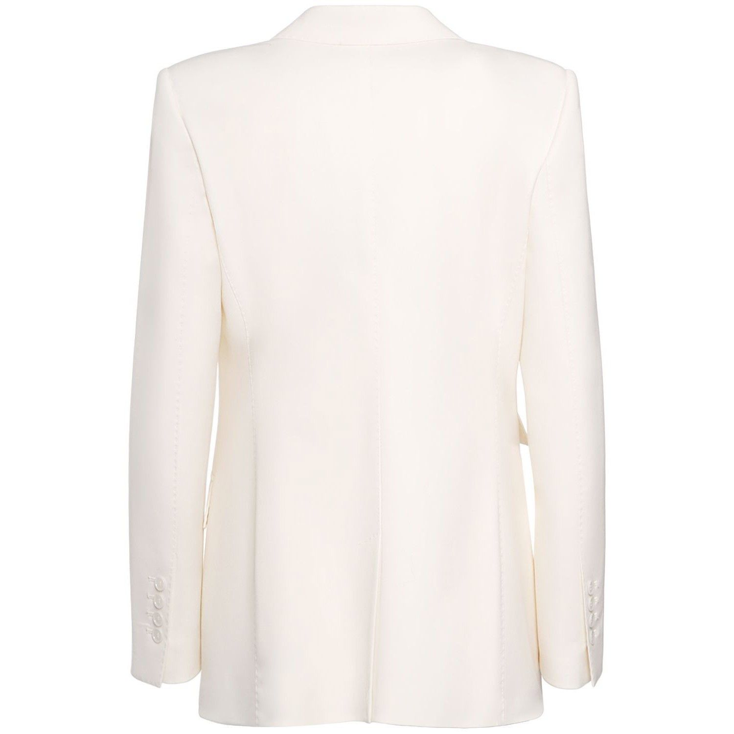 Dolce & Gabbana DOLCE&GABBANA White Wool Single Breasted Blazer Jacket New & Size XL / US 12-14 / IT 48-50 - 2 Thumbnail