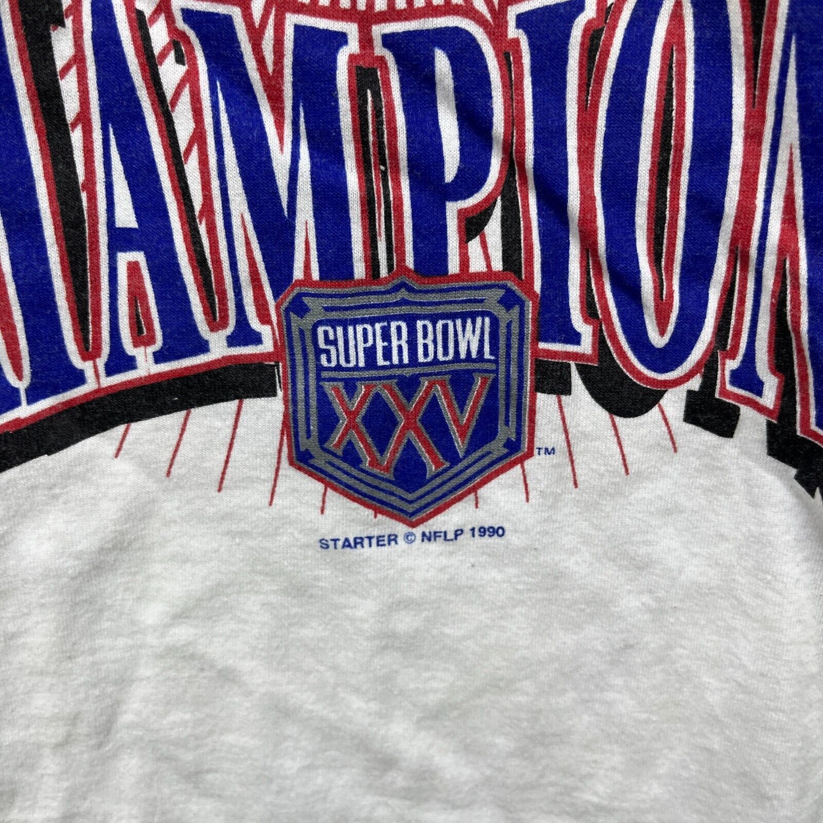 Starter × Vintage Vintage 1990 Starter New York Giants Super BowlShirt 2XL NFL Size US XXL / EU 58 / 5 - 6 Thumbnail