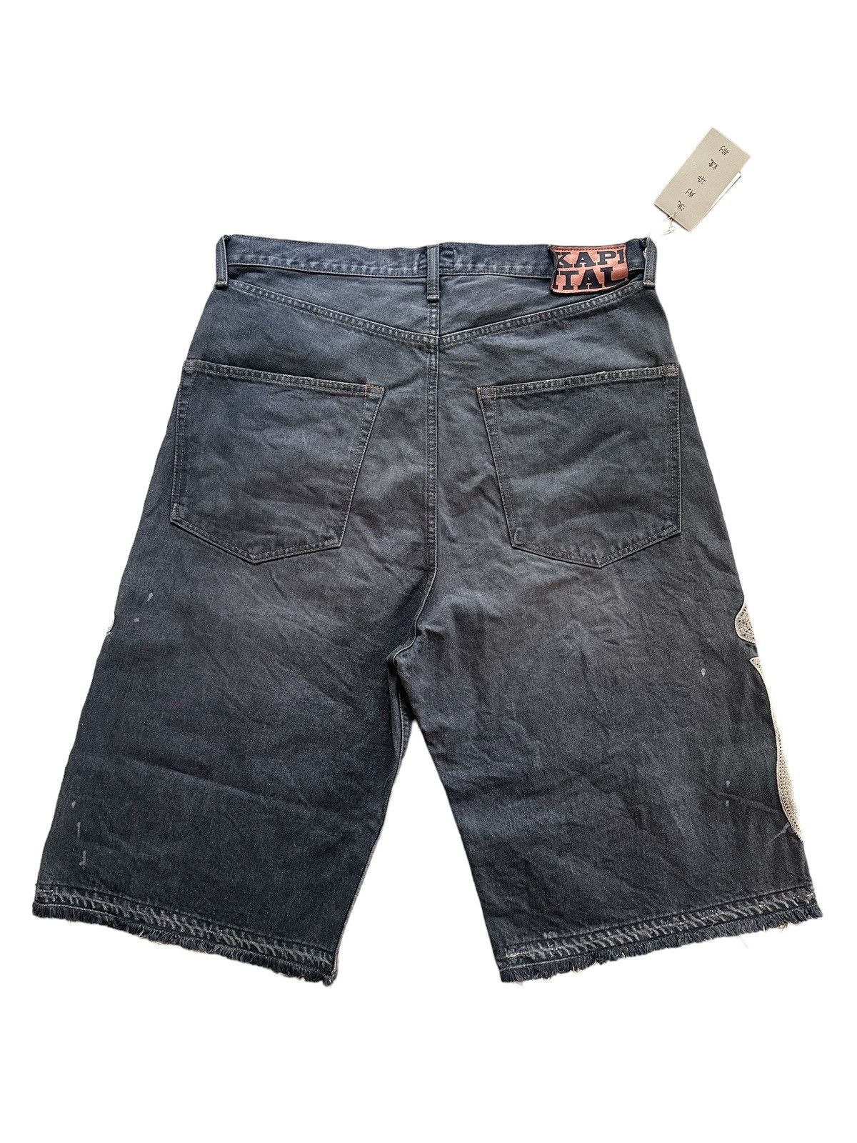 Kapital Kapital Bone Denim 5P Shorts Black 32 | Grailed