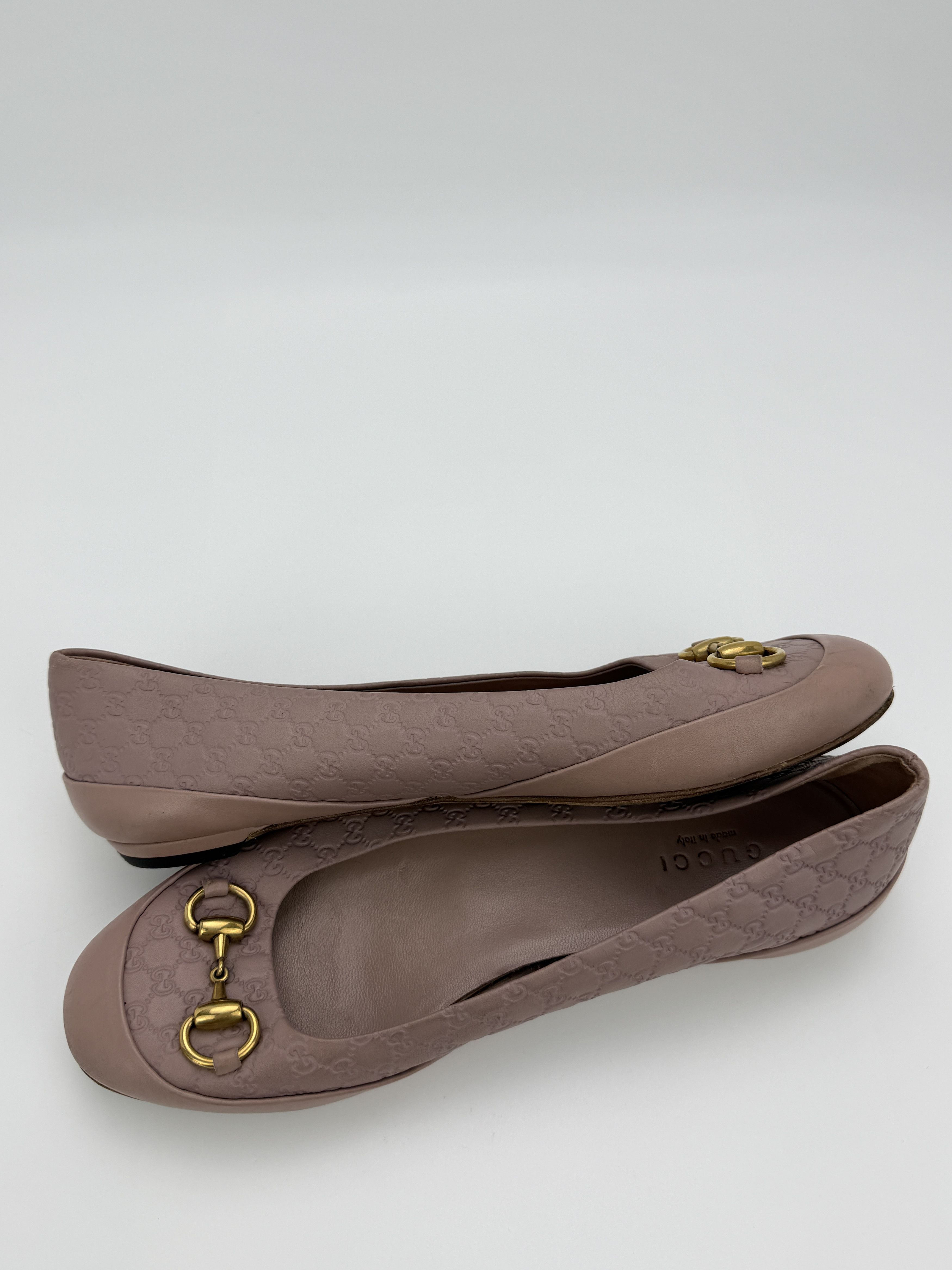 Gucci Gucci Guccissima Horsebit Leather Ballet Flats Shoes Size US 6.5 / IT 36.5 - 5 Thumbnail
