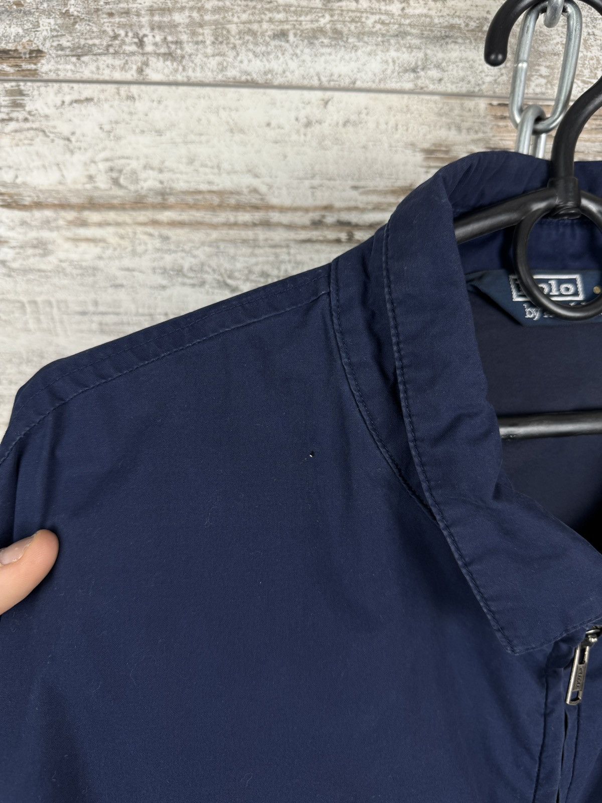 Polo Ralph Lauren Mens Vintage Polo Ralph Lauren jacket navy bomber Size US XL / EU 56 / 4 - 8 Thumbnail