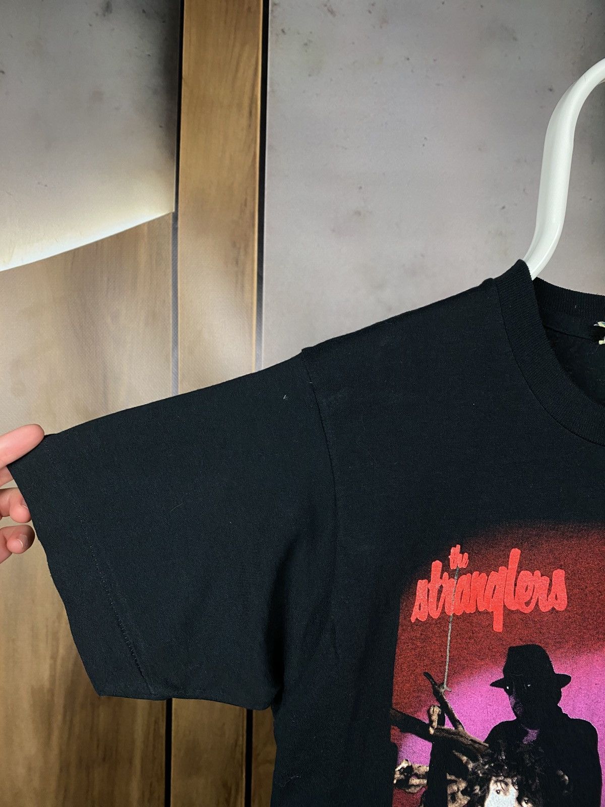 Band Tees 🎸Vintage 80s T-Shirt The Stranglers British Punk Rock Tee🎸 Size US L / EU 52-54 / 3 - 3 Thumbnail